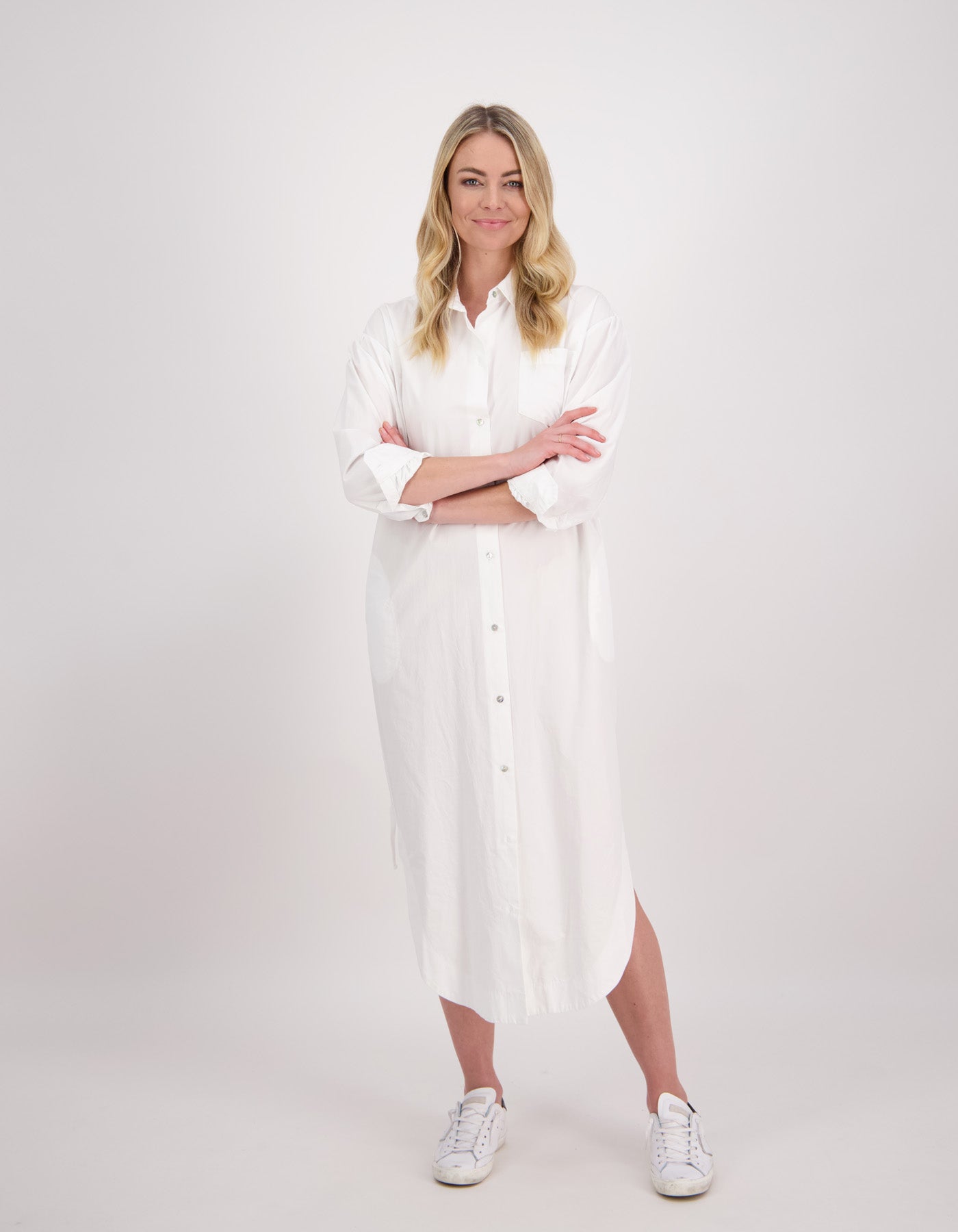 Briarwood Peri Dress White