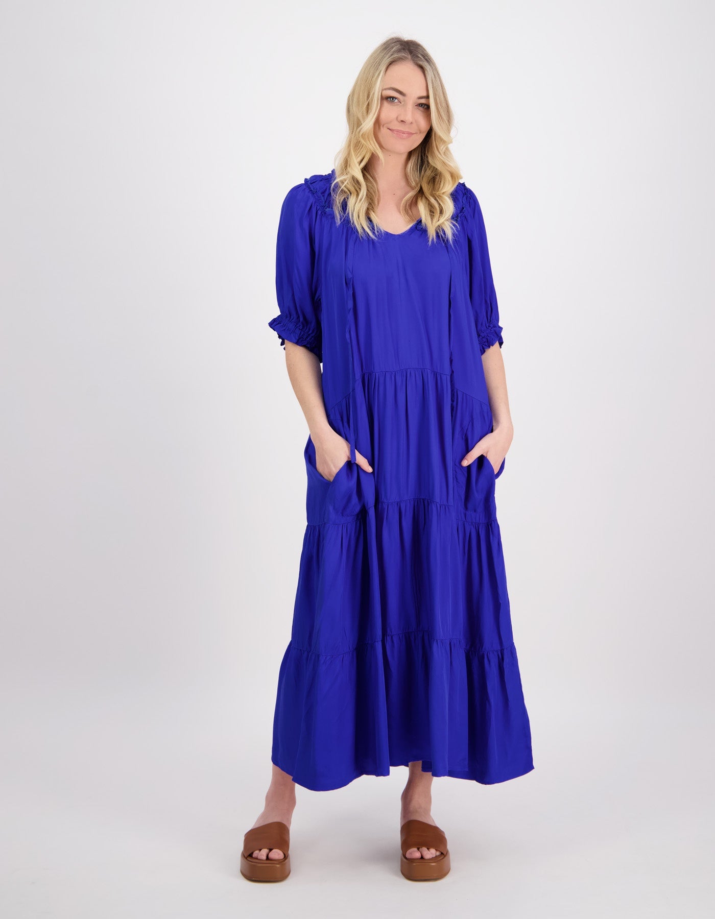 Briarwood Philomena Dress Bright Blue