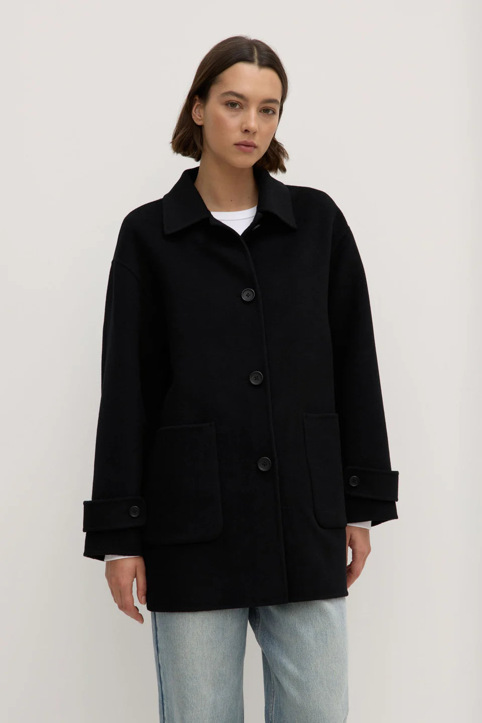 Assembly Label Pierra Wool Coat Black
