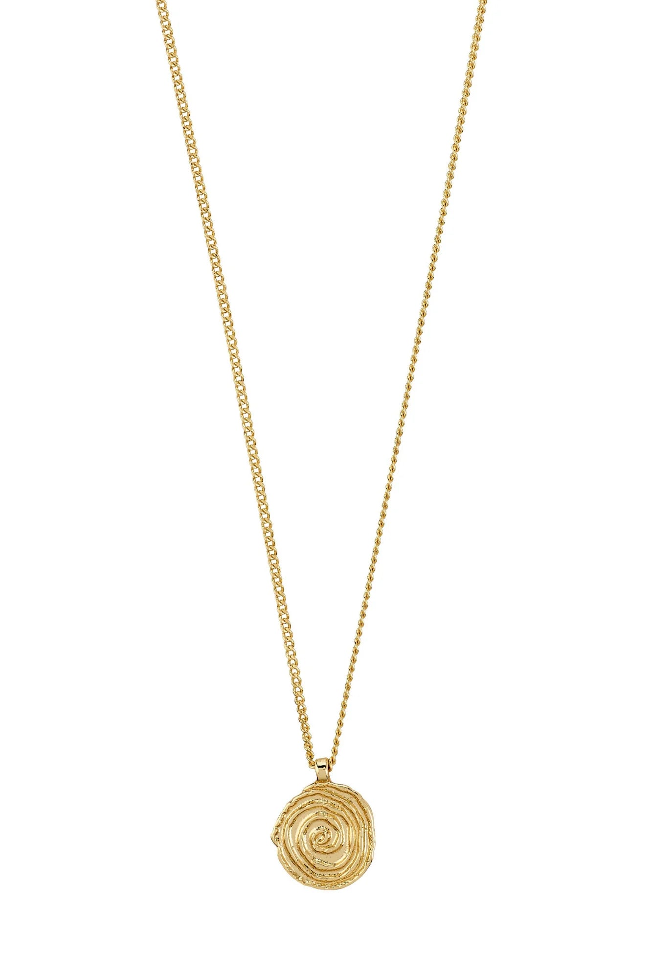 Pilgrim Air Coin Necklace Gold