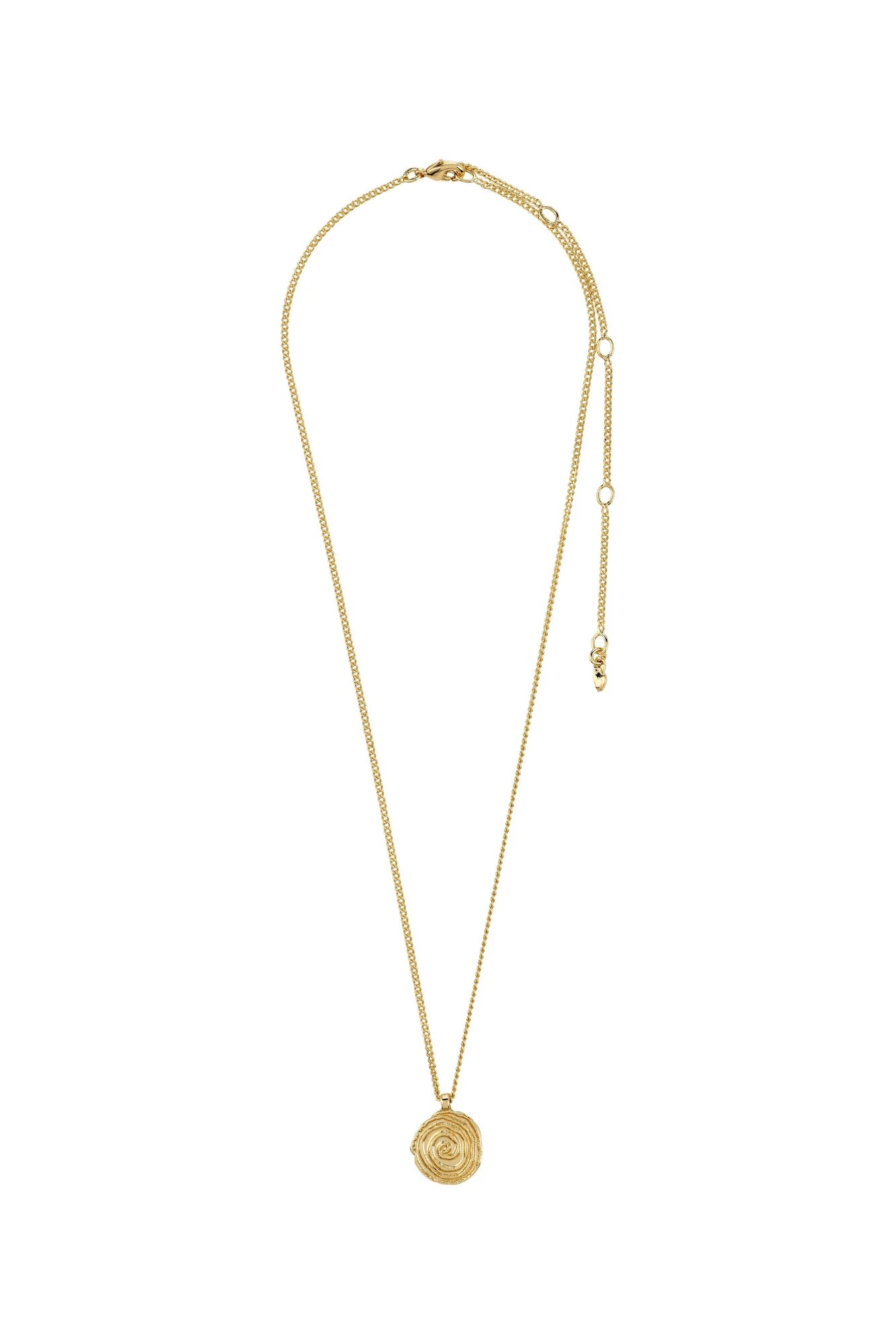 Pilgrim Air Coin Necklace Gold