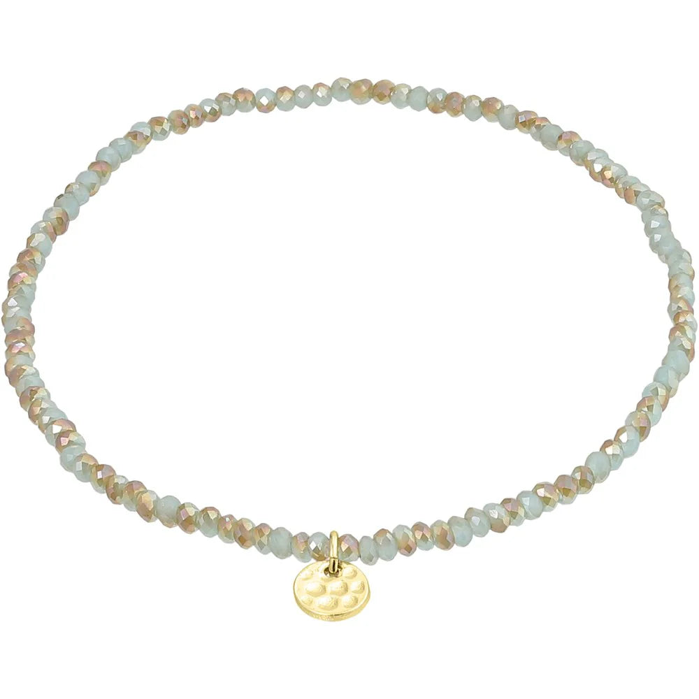 Pilgrim Indie Bracelet - Gold Plated - Blue