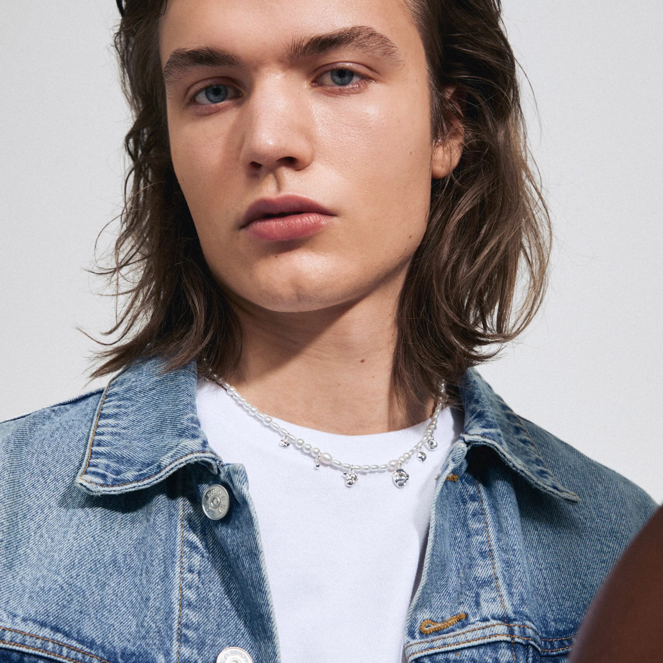 Pilgrim Intent Pearl Necklace - White - Silver