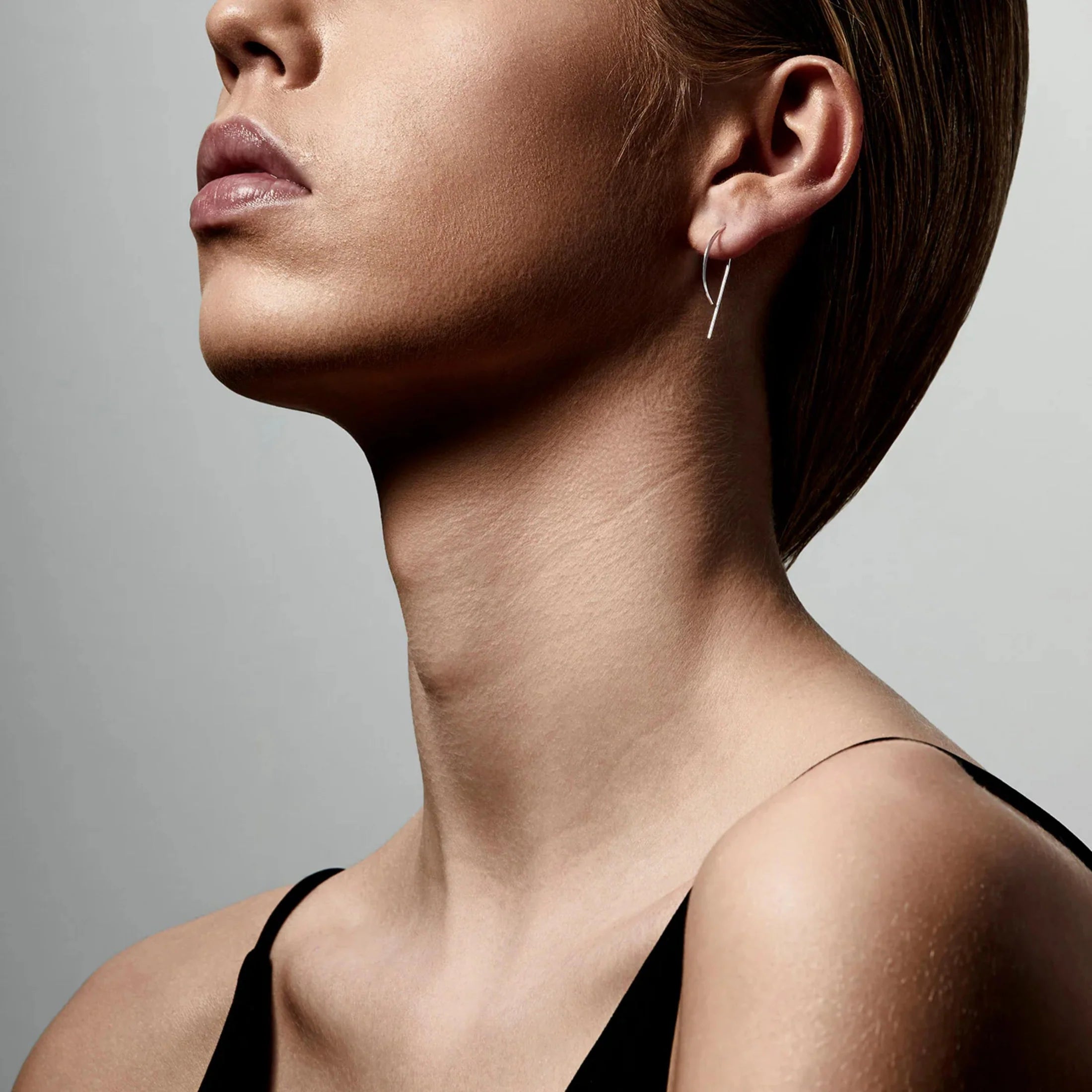 Pilgrim Peony Pi Earrings Silver