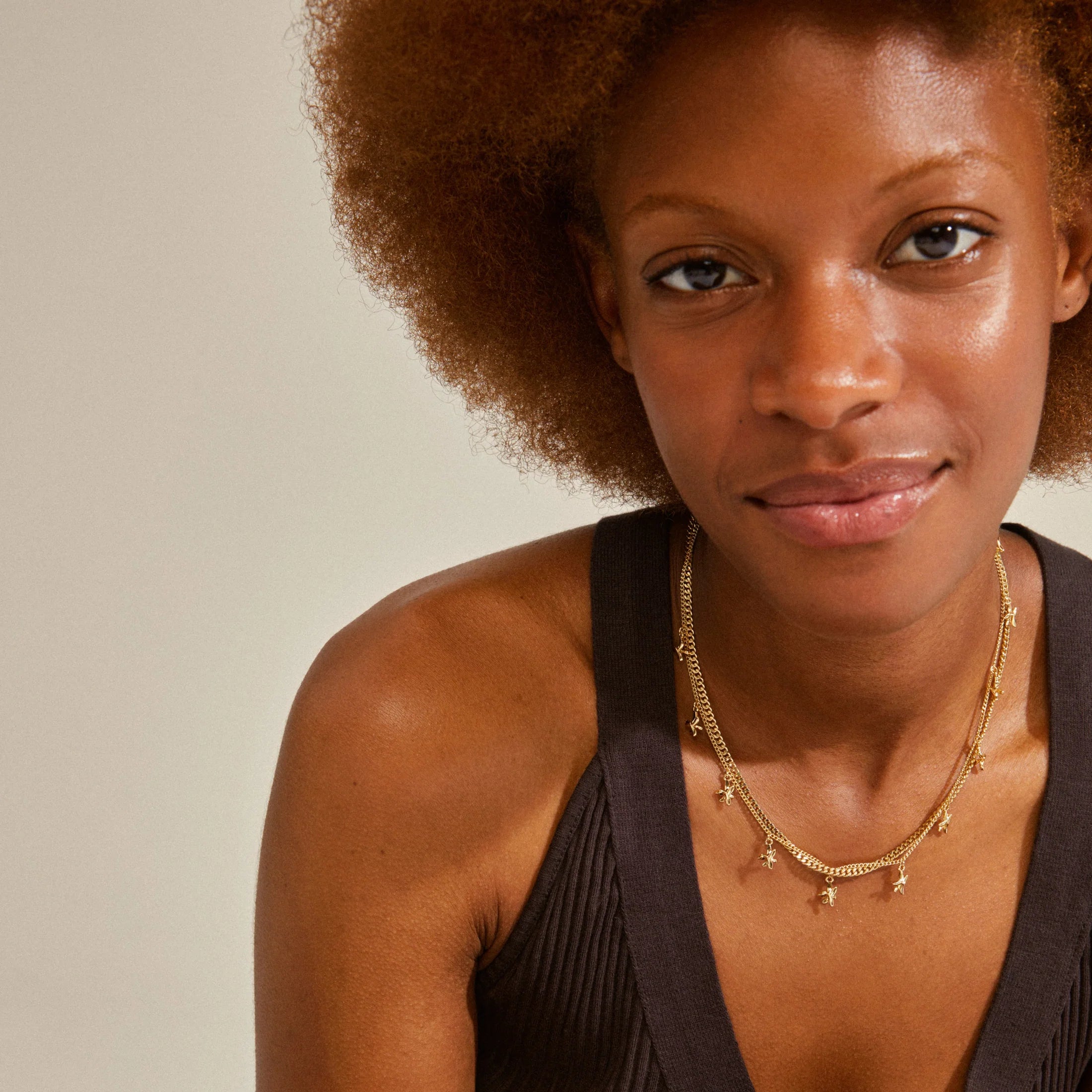 Pilgrim Riko Recycled Necklaces 2-in-1 Set - Gold