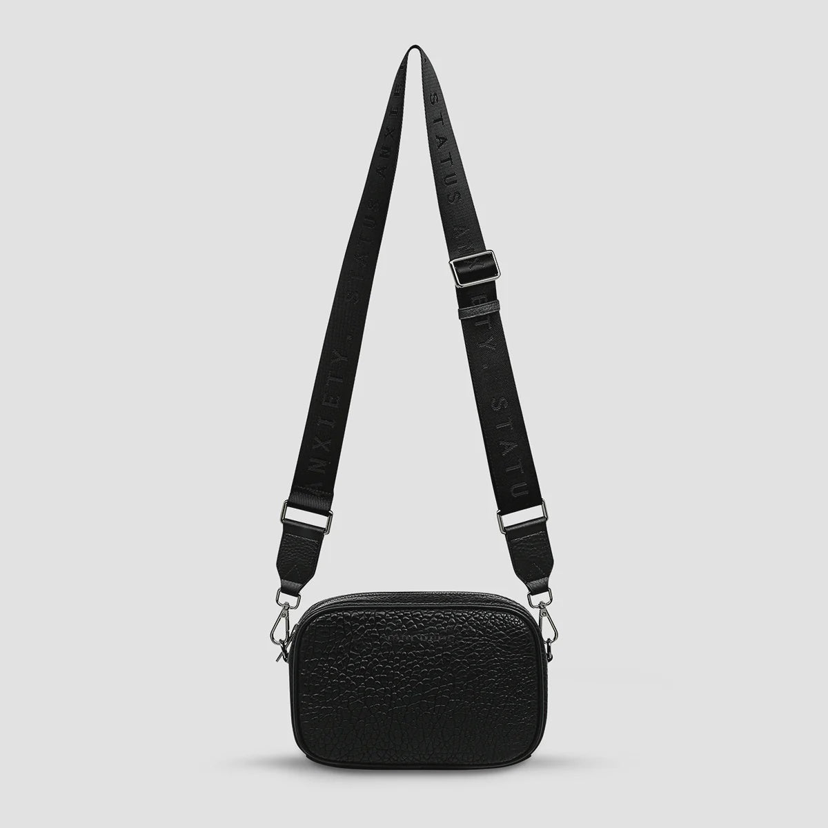 Status Anxiety Plunder with Webbed Strap - Black Bubble