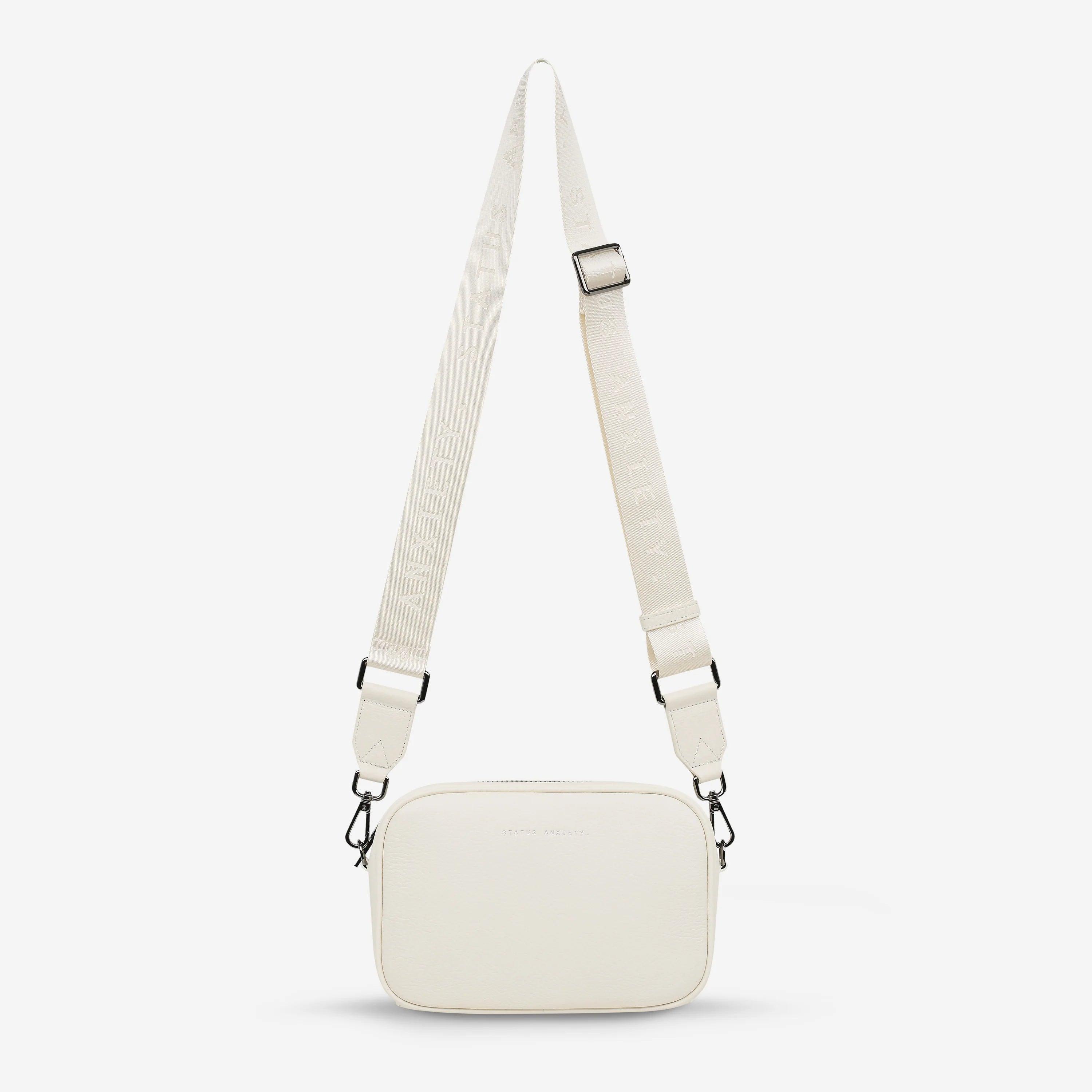 Status Anxiety plunder with webbed strap - chalk