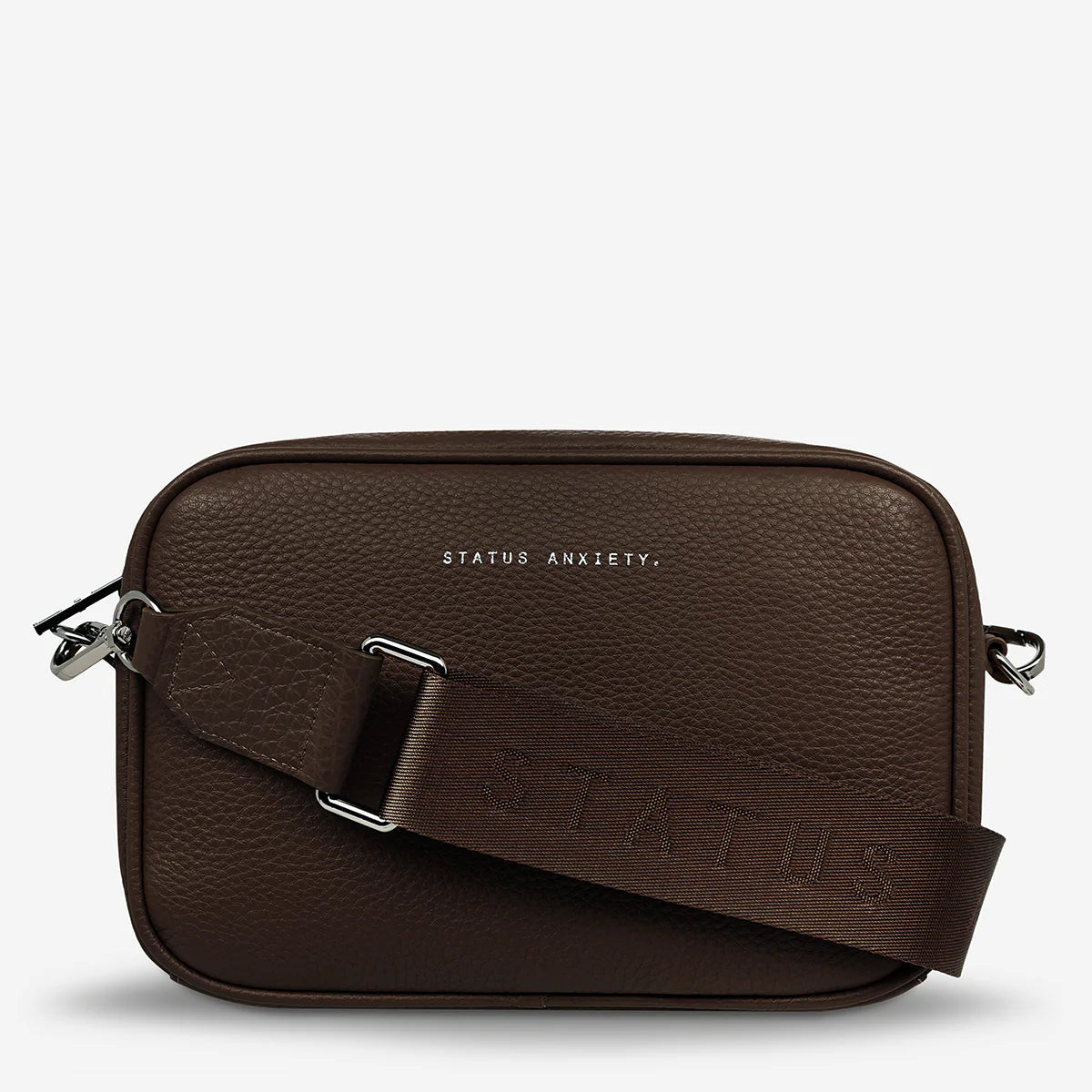 Status Anxiety plunder with webbed strap - cocoa