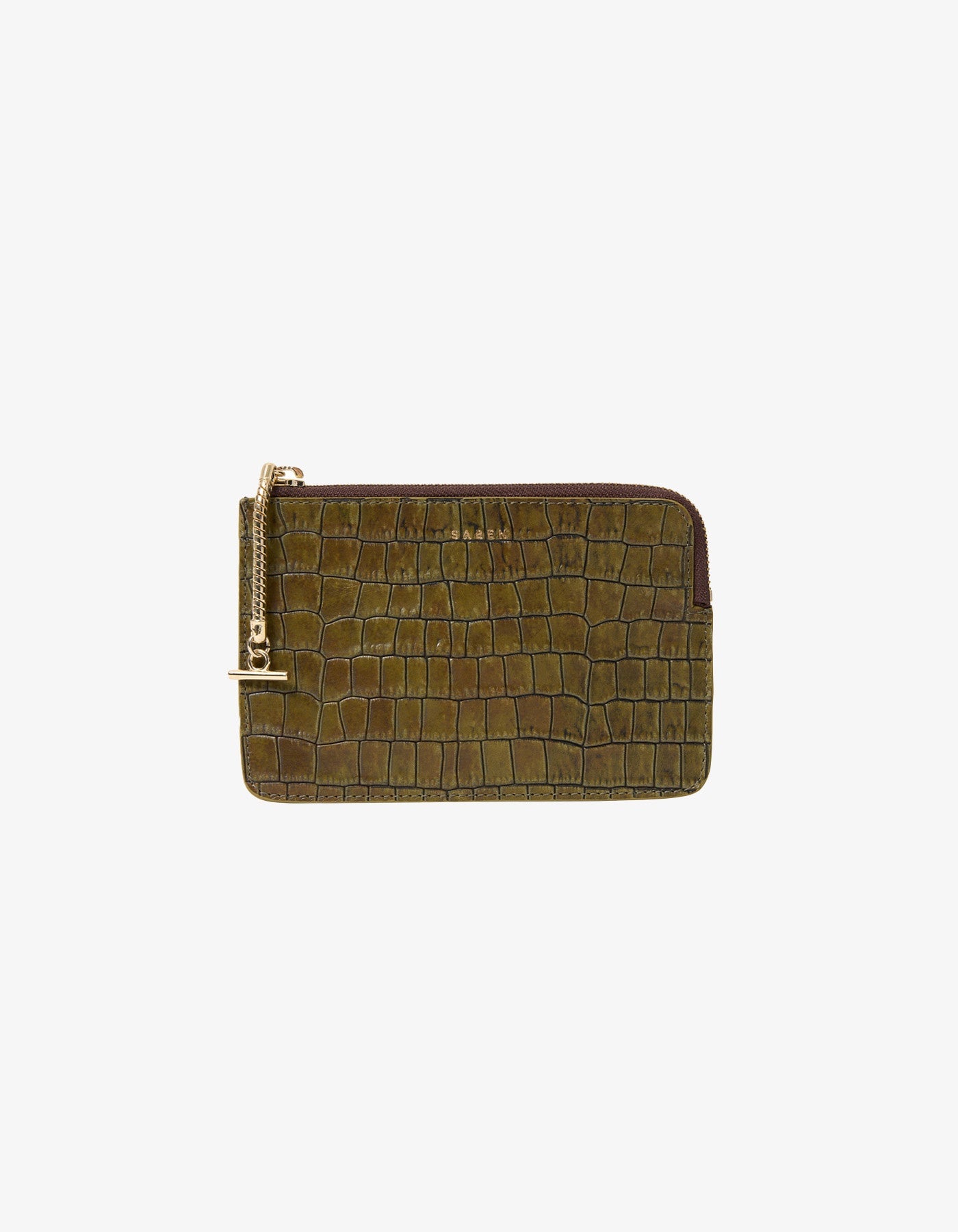 Saben Poppy Pouch Olive Croc