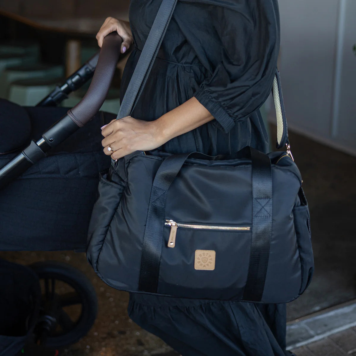 Pretty Brave Stella Baby Bag Black