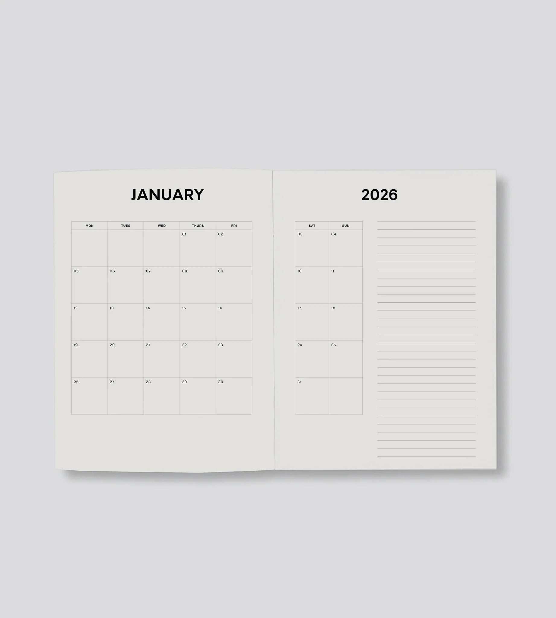 Father Rabbit | Weekly Diary 2026 | Prussian Blue Floral