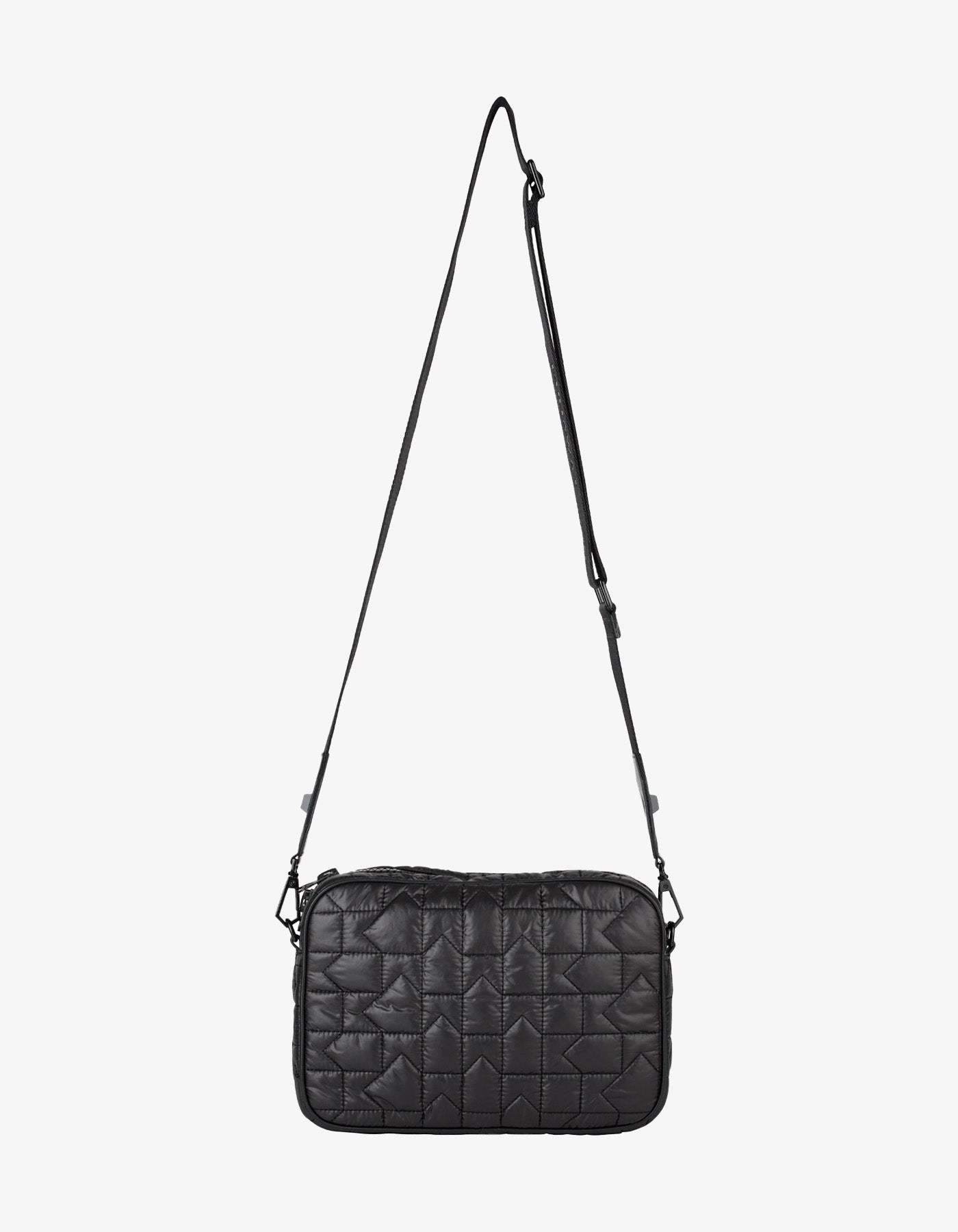 Karen Walker Monogram Quilted Large Camera Bag Black