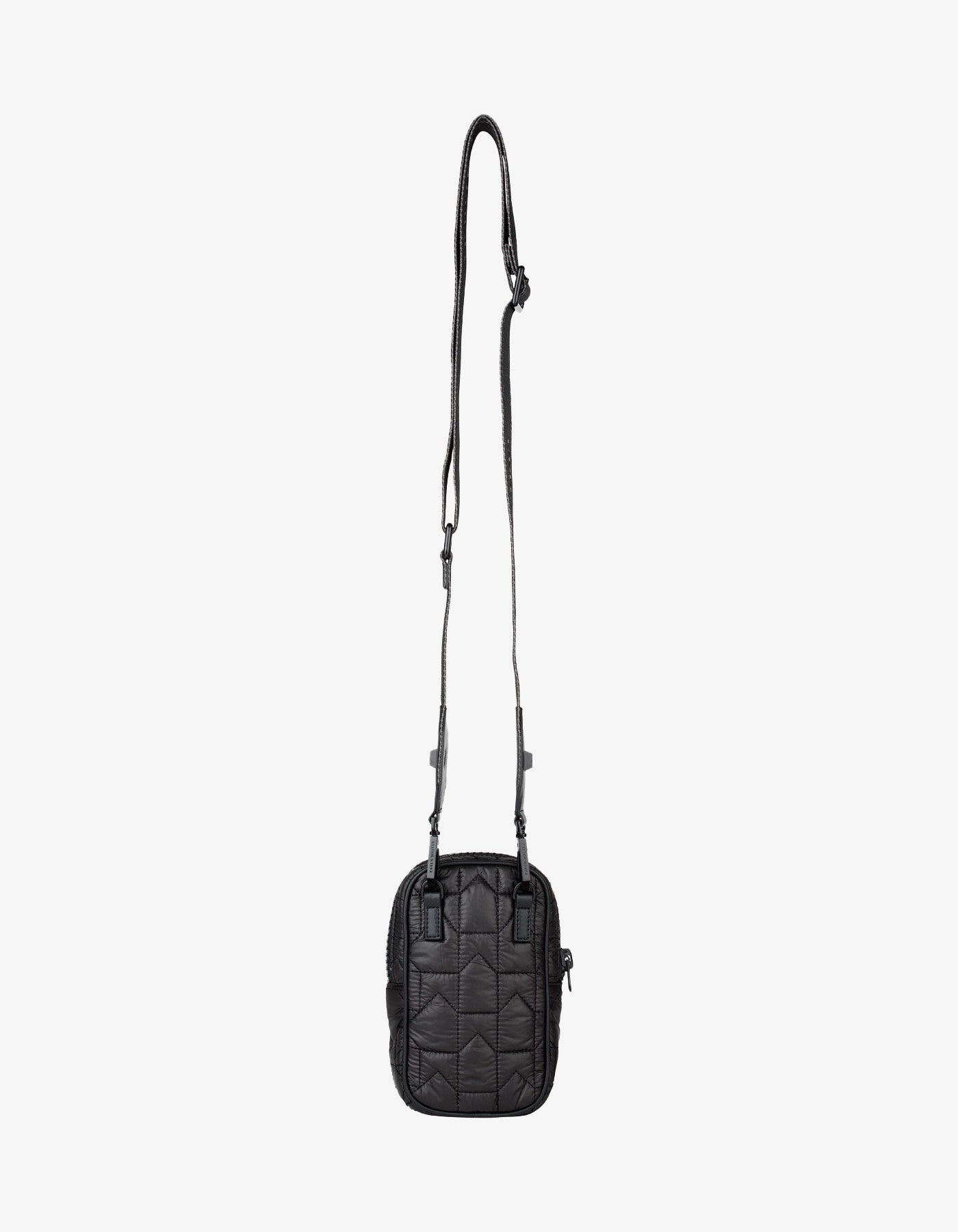 Karen Walker Monogram Quilted Mini Bag Black