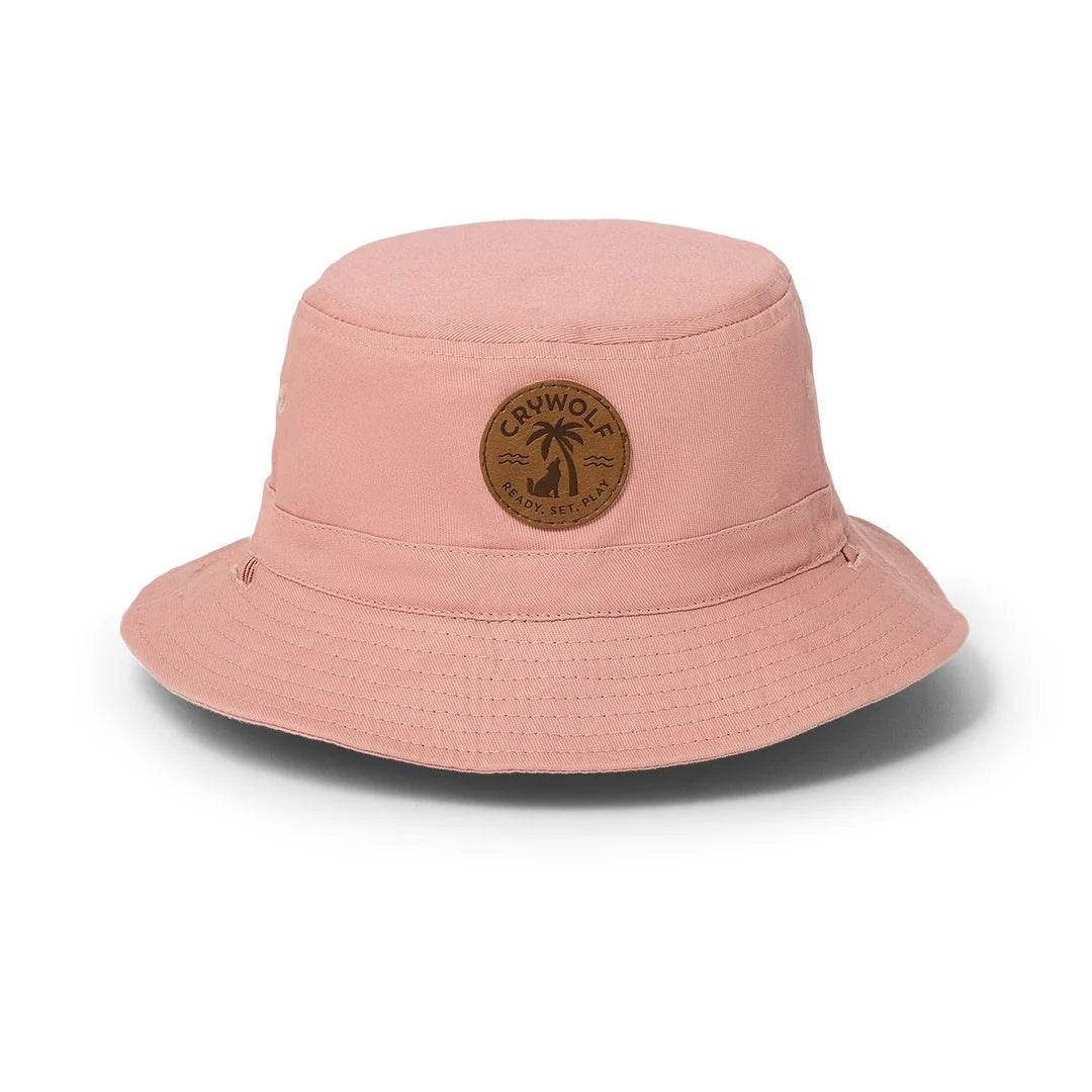 Crywolf Reversible Bucket Hat Blush Colourblock