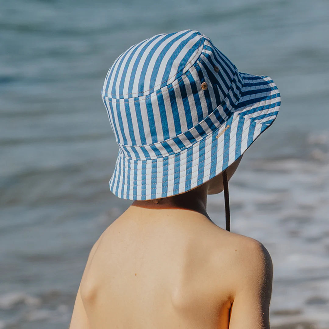Crywof Reversible Bucket Hat Deep See Stripe