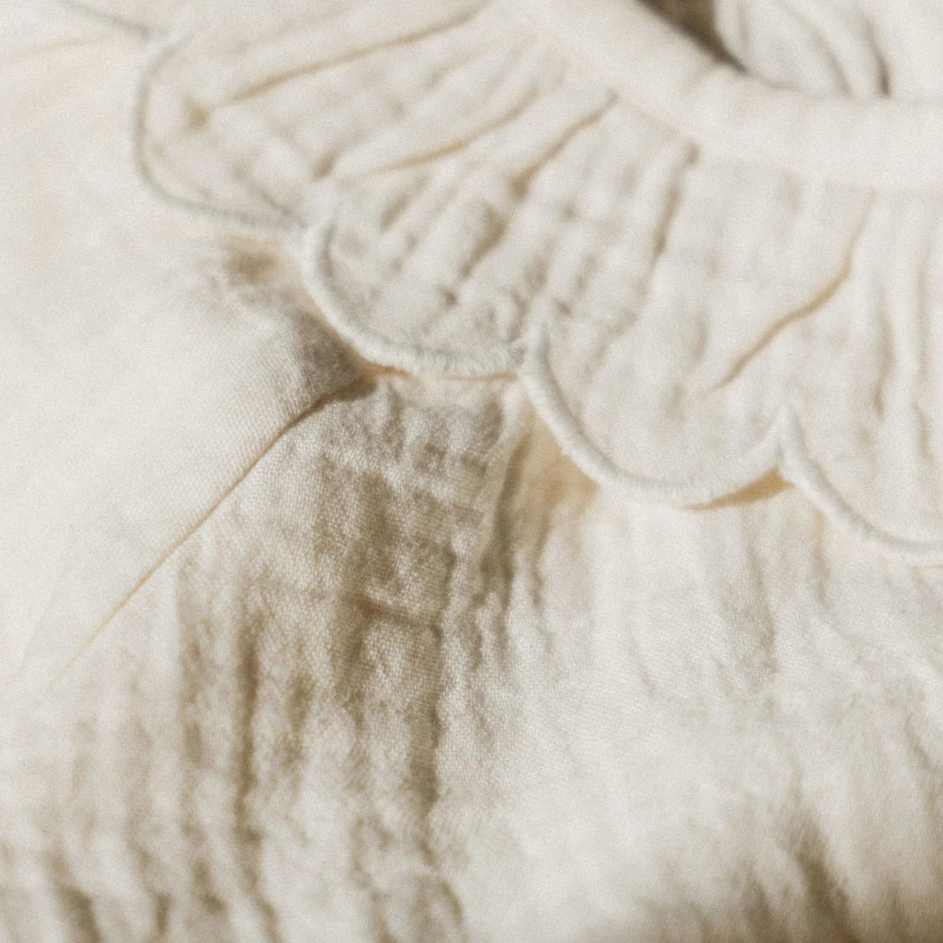 Nature Baby Ruffle Cameron Blouse Natural
