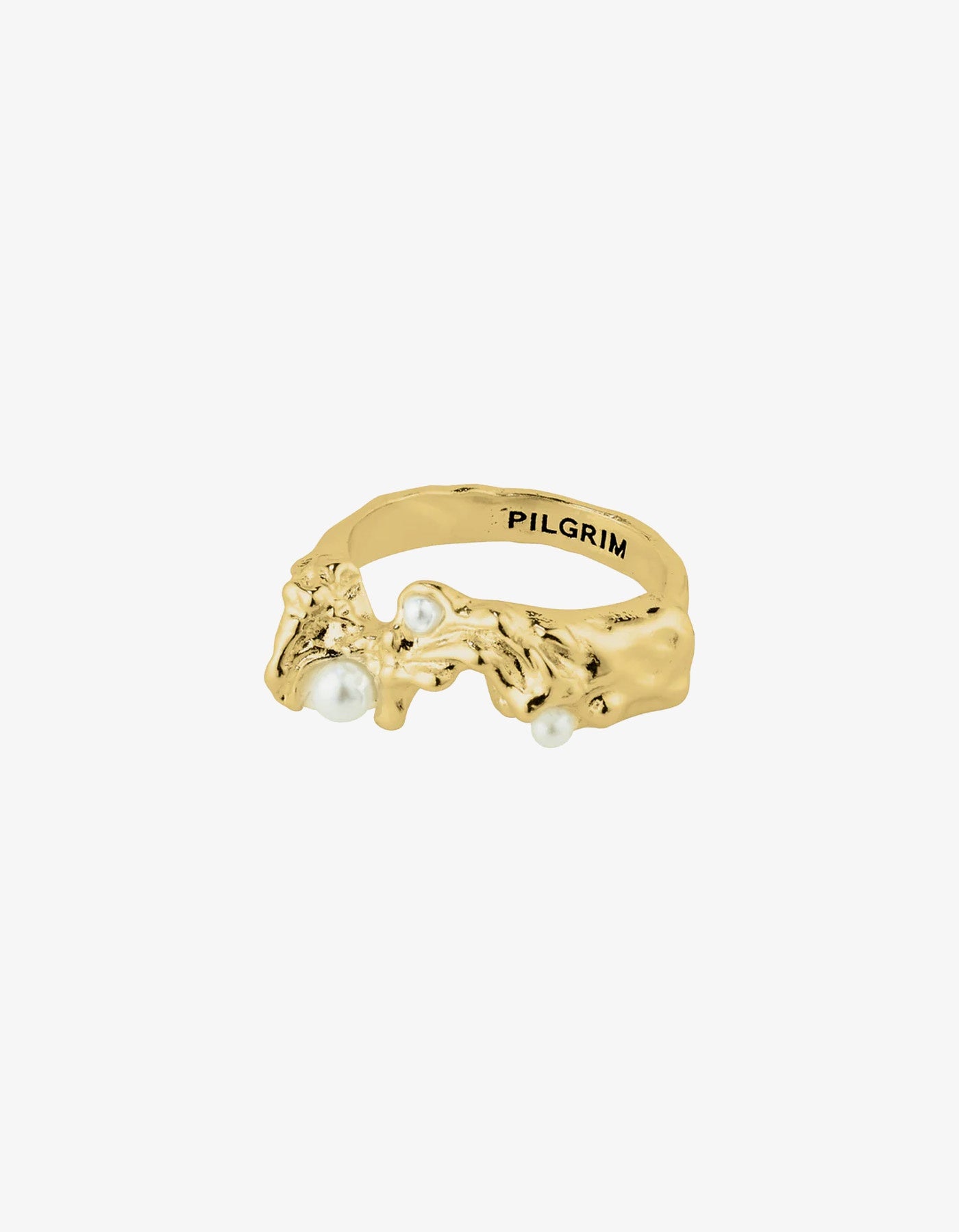 Pilgrim Raelynn Recycled Ring Gold Plated