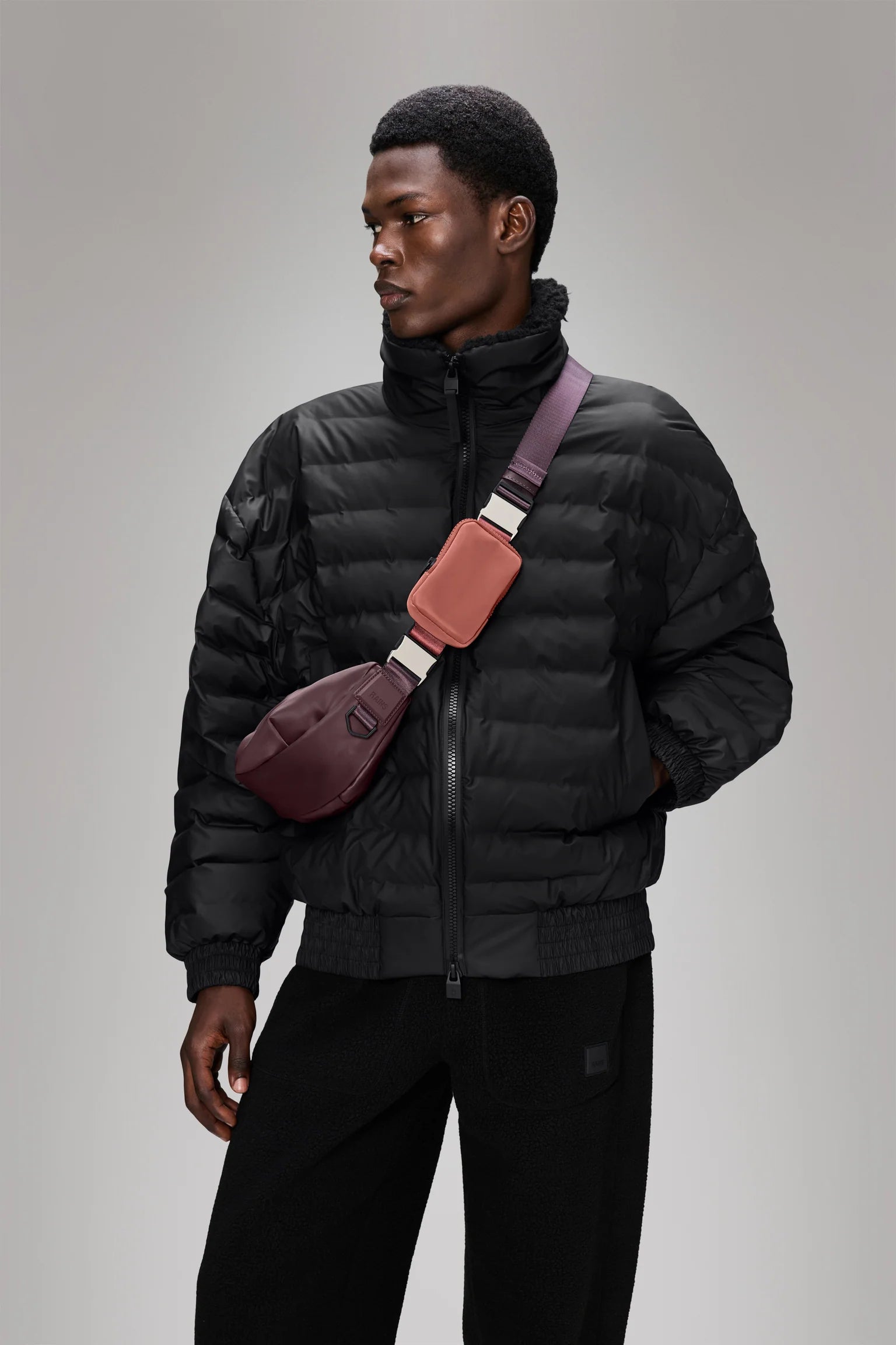 Rains Valera Shoulder Bag Mini W3 Depth