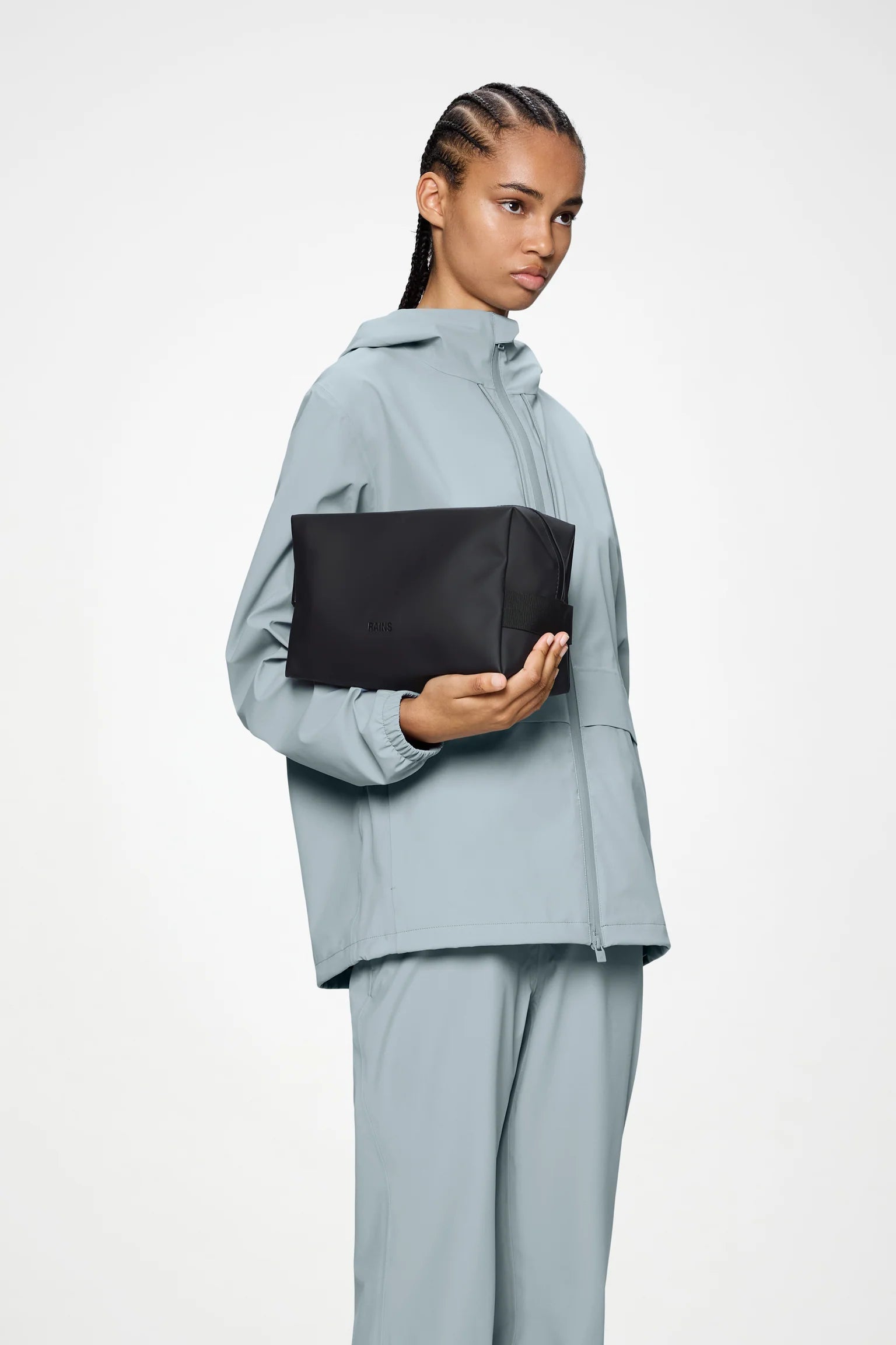 Rains Wash Bag Large Black W3