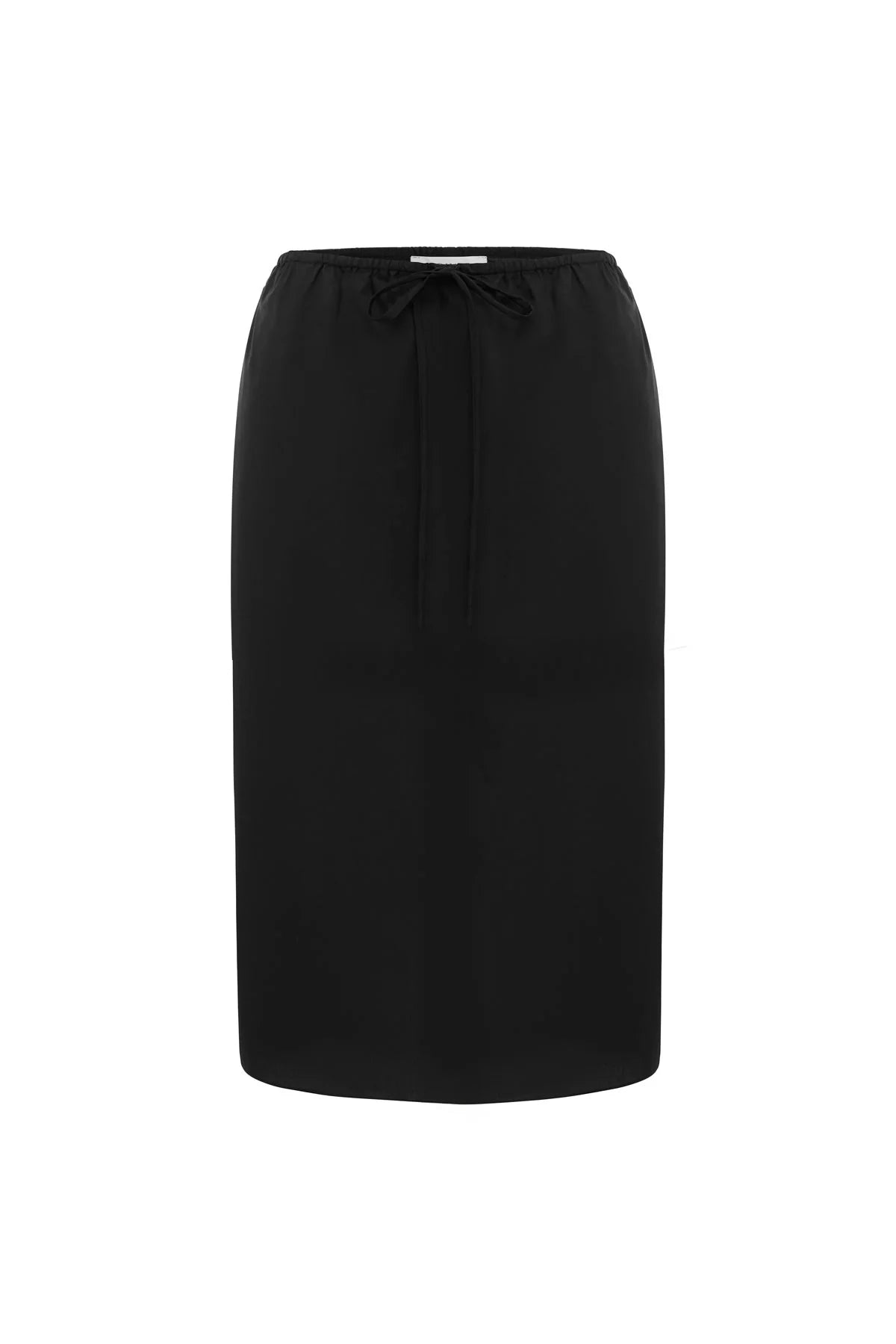 Rowie The Label Emmy Organic Midi Skirt Noir