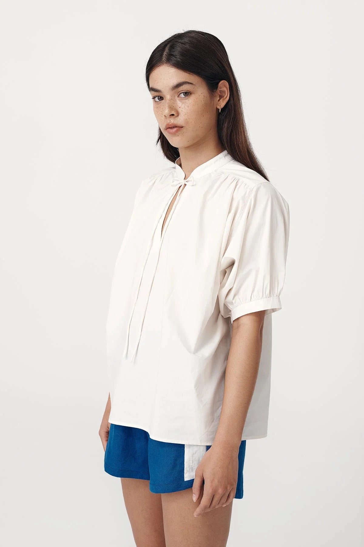 Rowie The Label Piper Organic Blouse Creme
