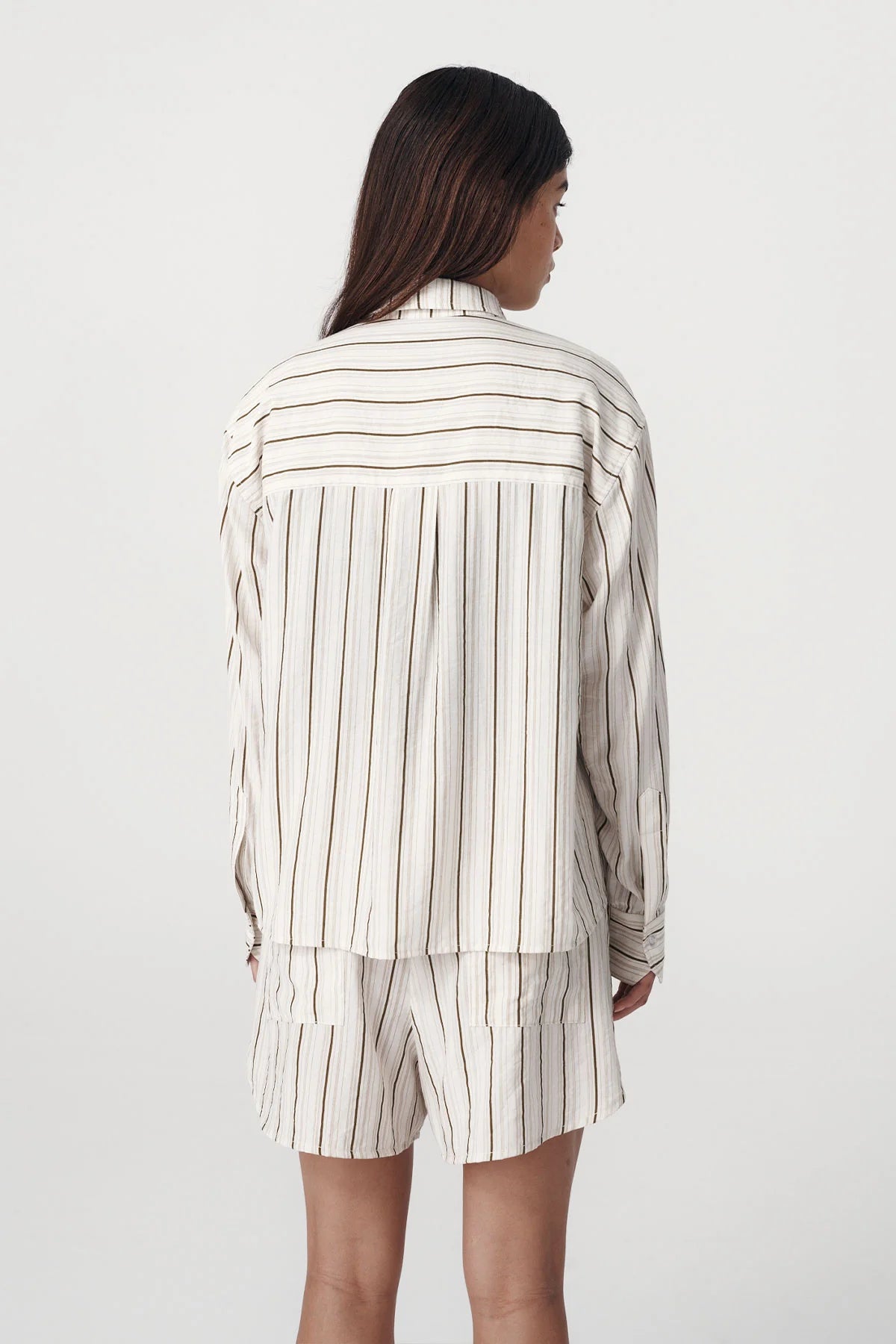 Rowie The Label Tia Shorts Cactus Stripe