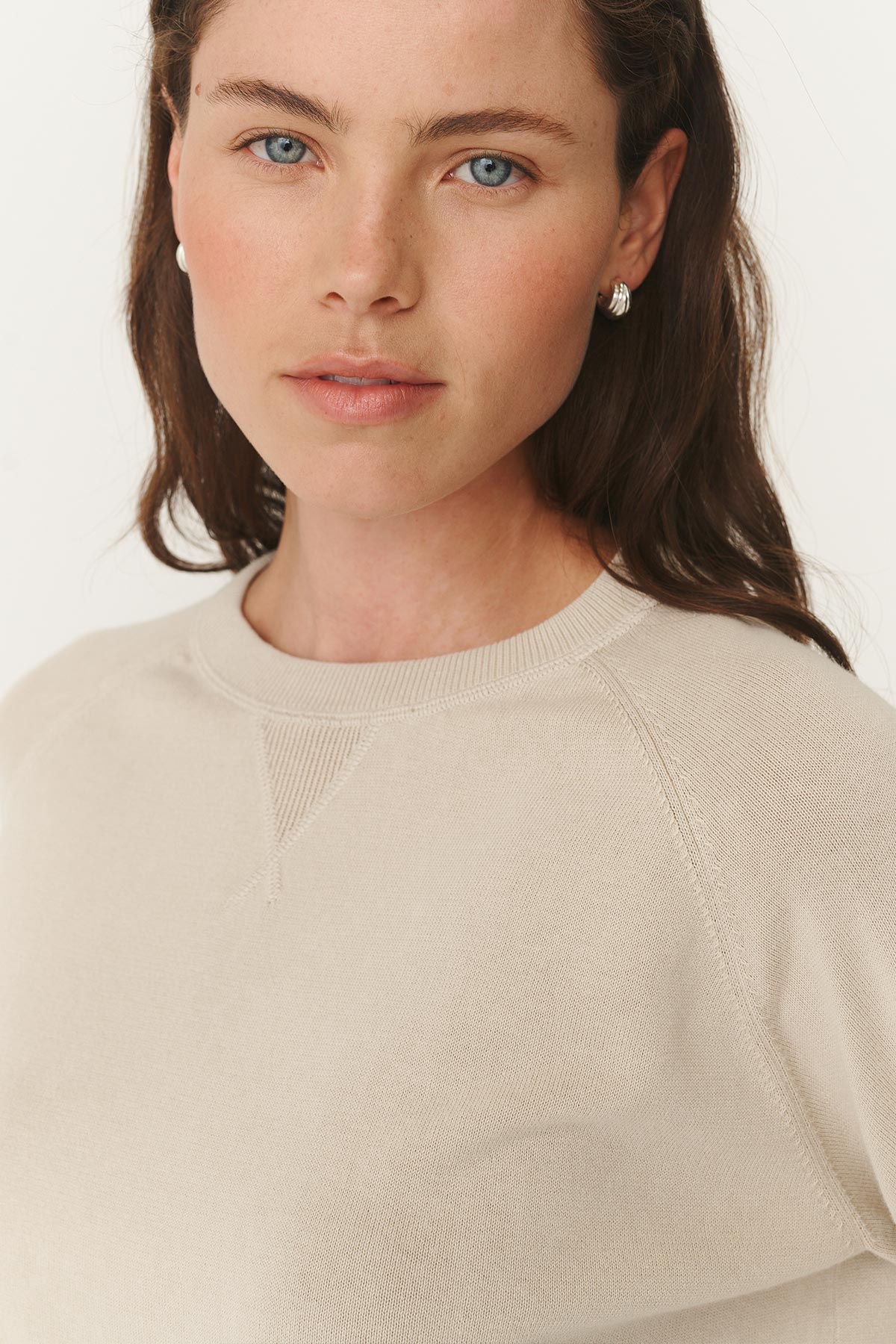 Rowie The Label Tiga Pigment Knit Jumper Stone