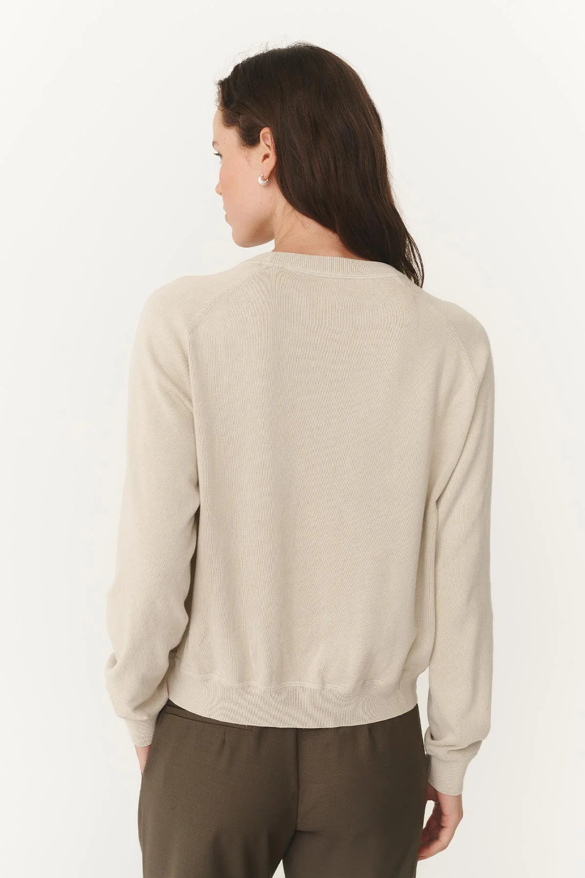 Rowie The Label Tiga Pigment Knit Jumper Stone