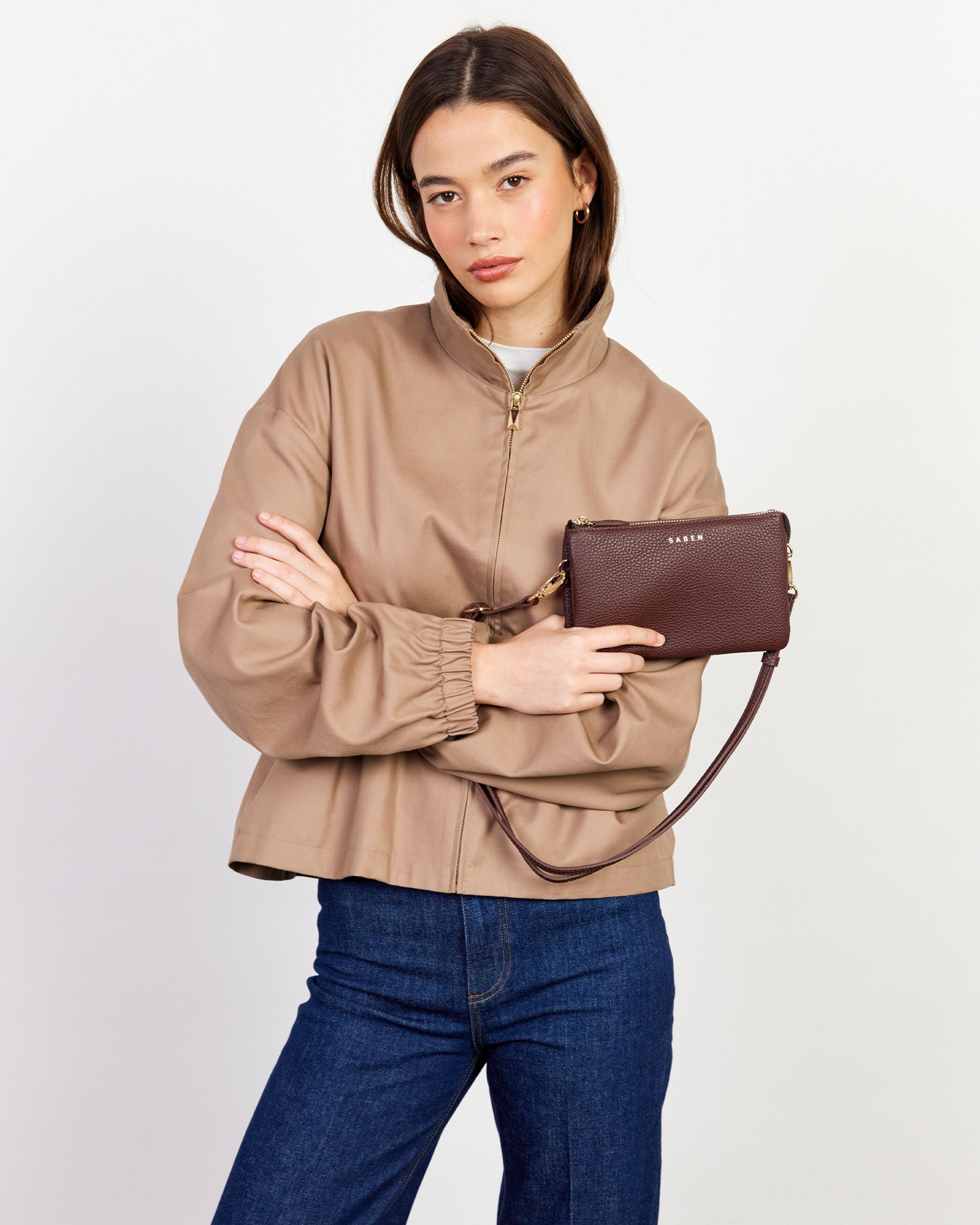 Saben Tilly Crossbody Espresso