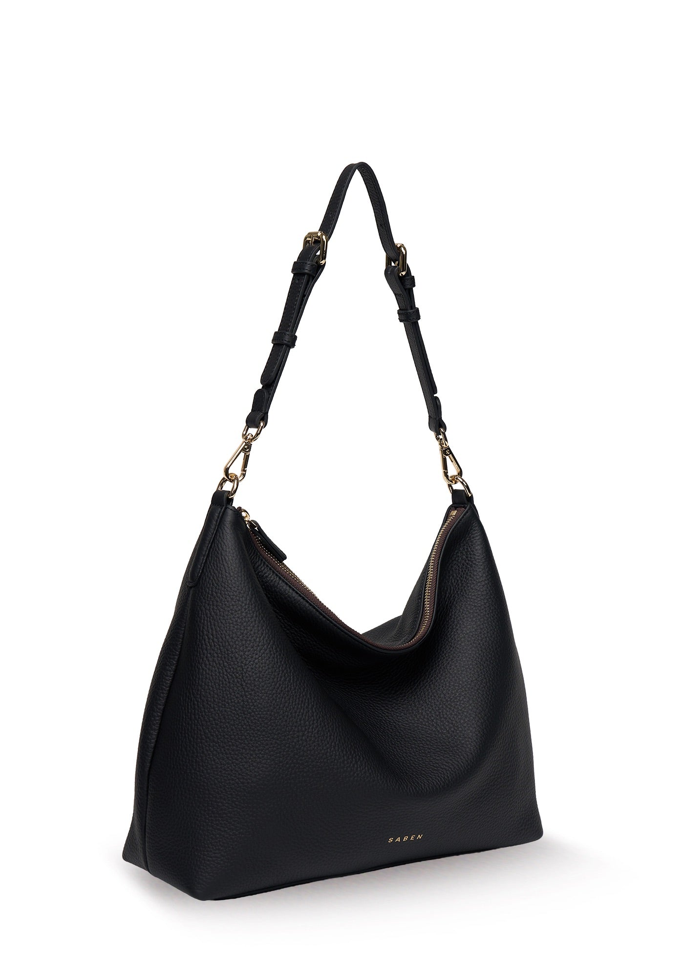 Saben Miki Shoulder Bag Black Luxe