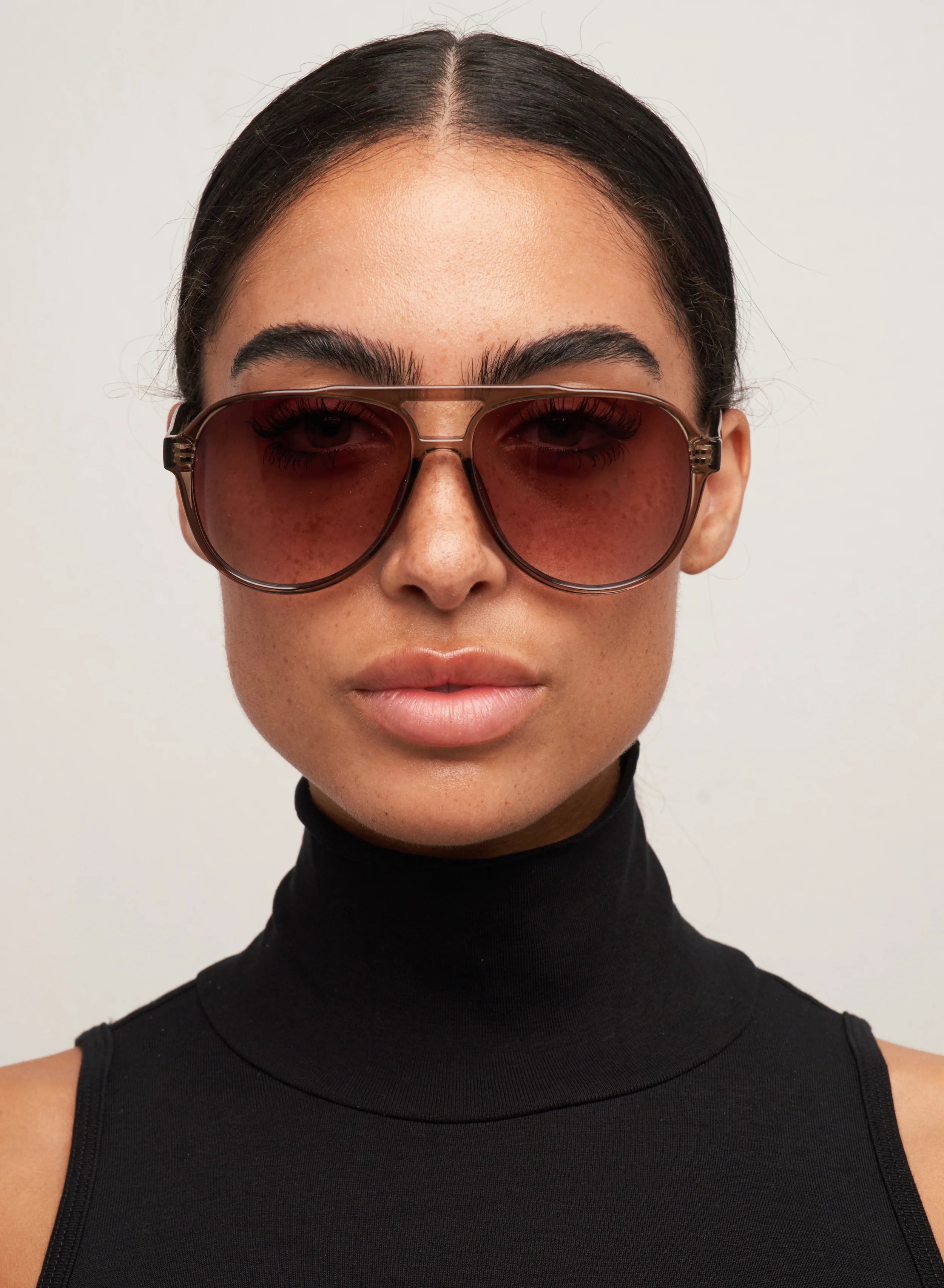 Otra Eyewear Stevie Trans Olive/Brown/Fade