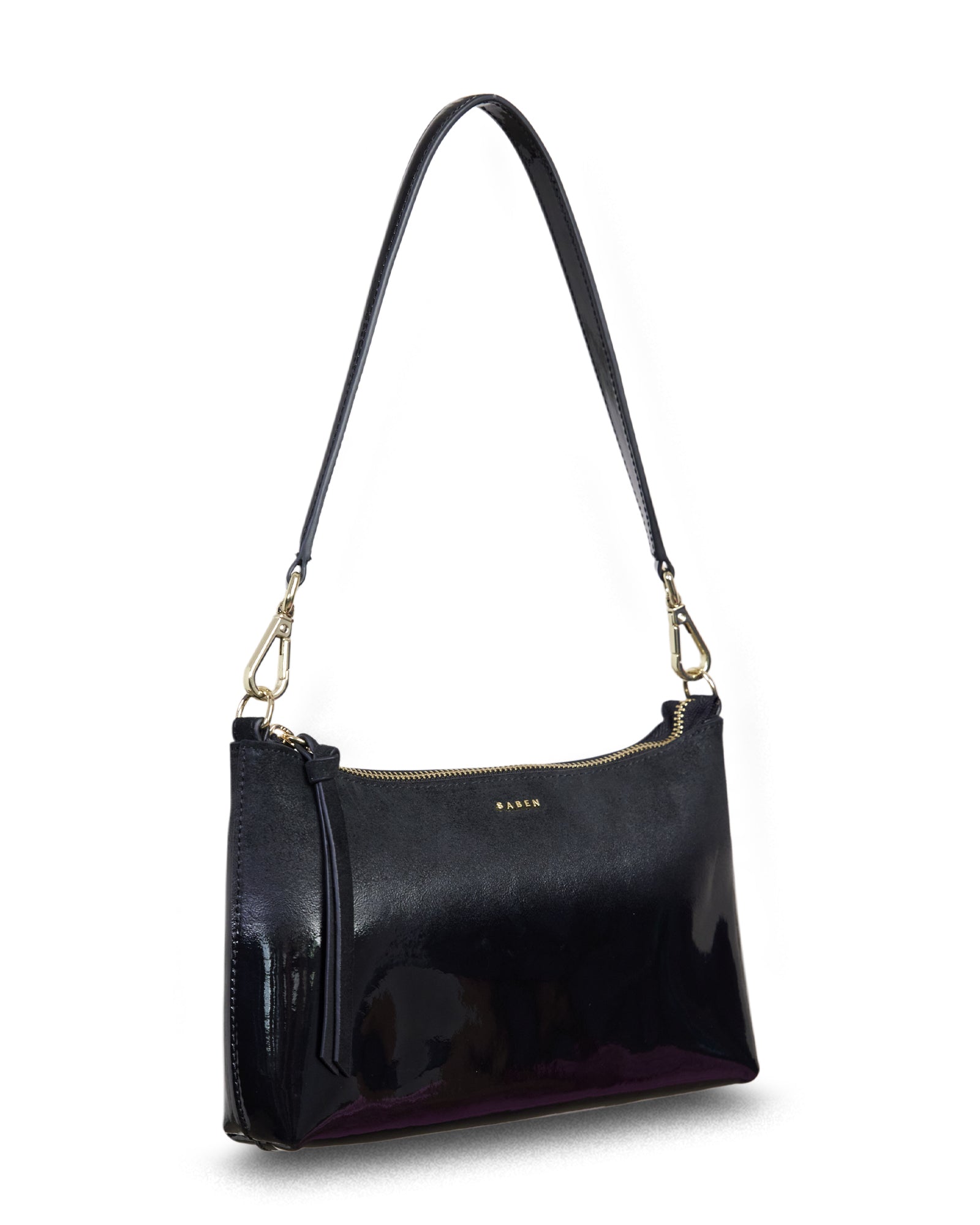 Saben Haven Shoulder Bag Black Dipped