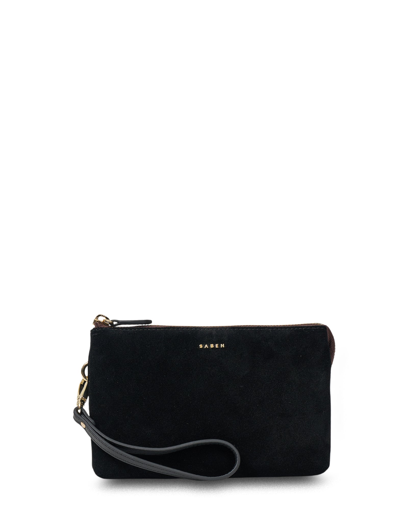 Saben Tilly Crossbody Black Suede