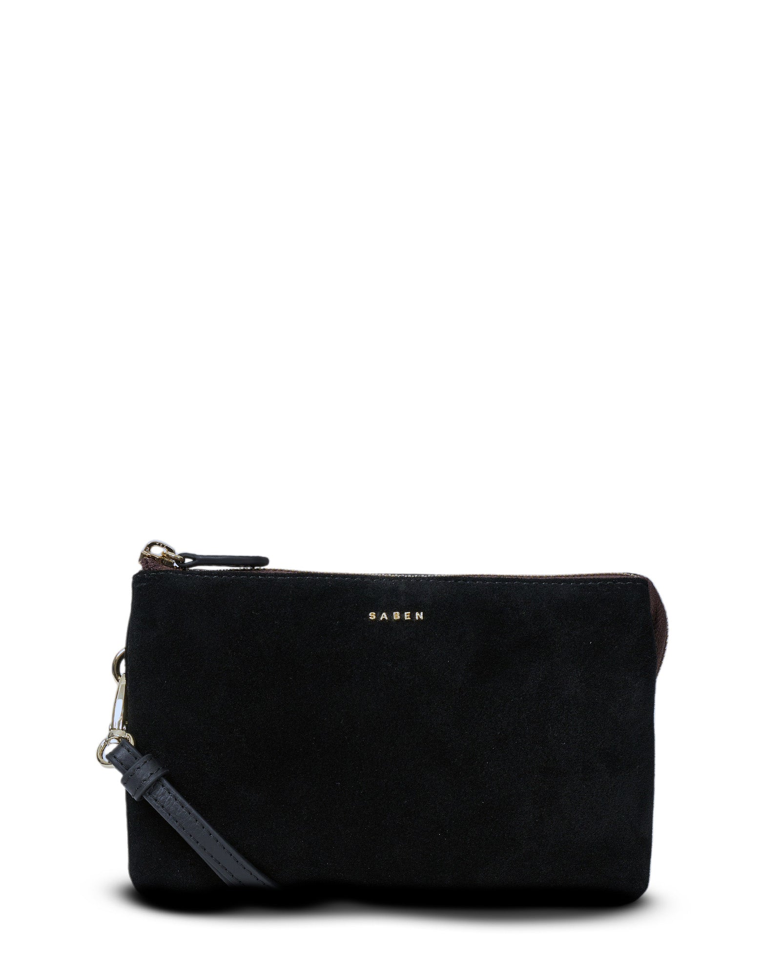 Saben Tilly Crossbody Black Suede