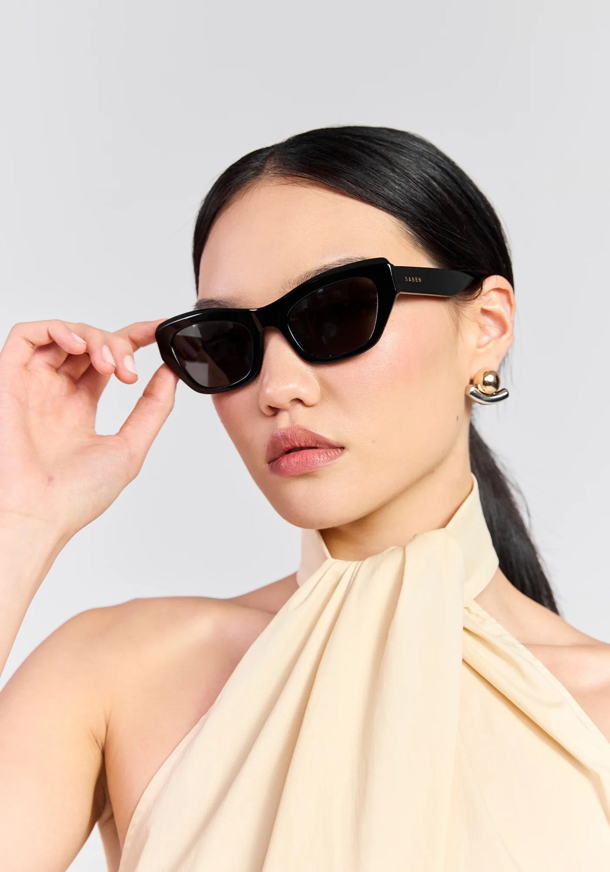 Saben Cara Sunglasses Black