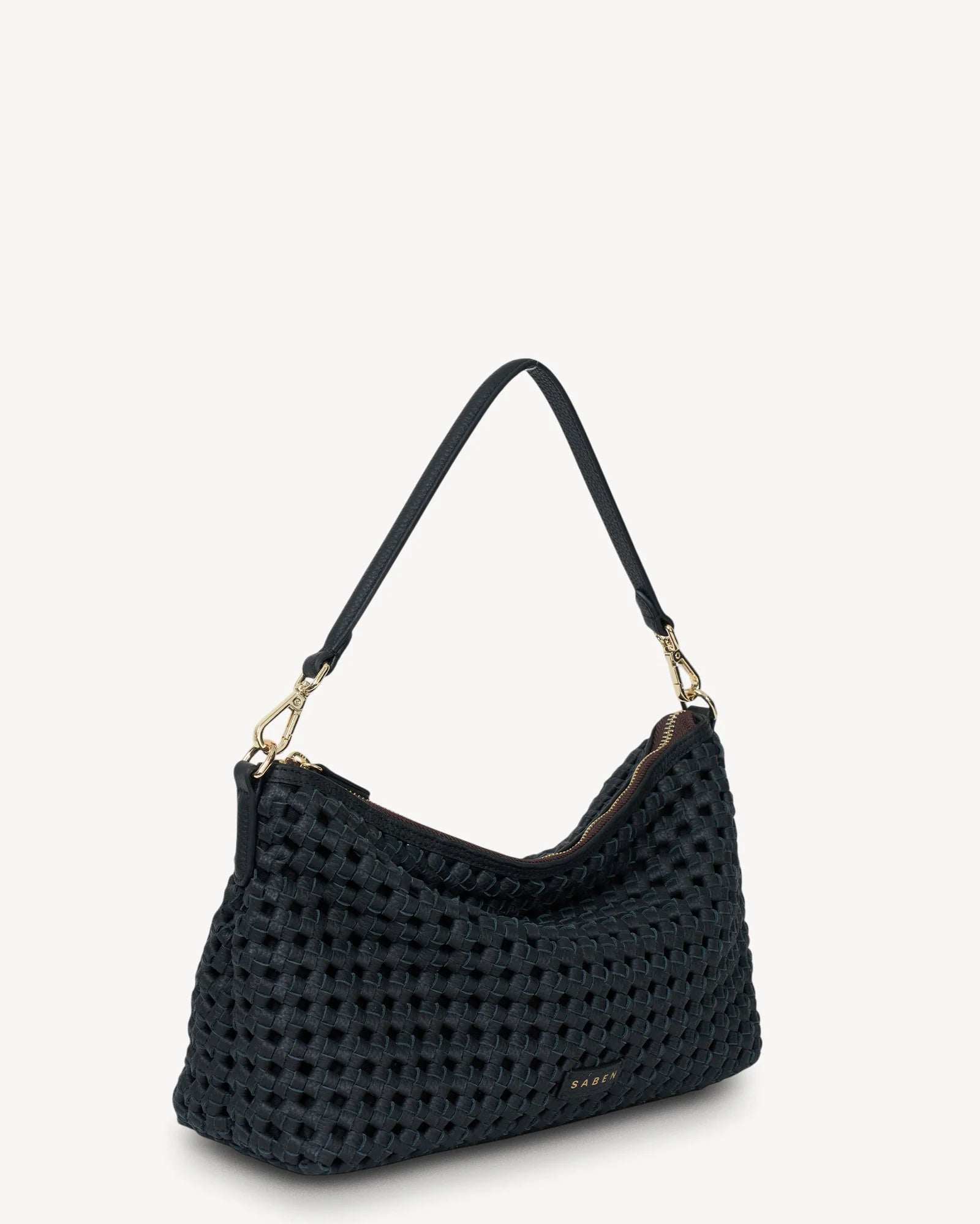 Saben Claudia Crossbody Black Braid