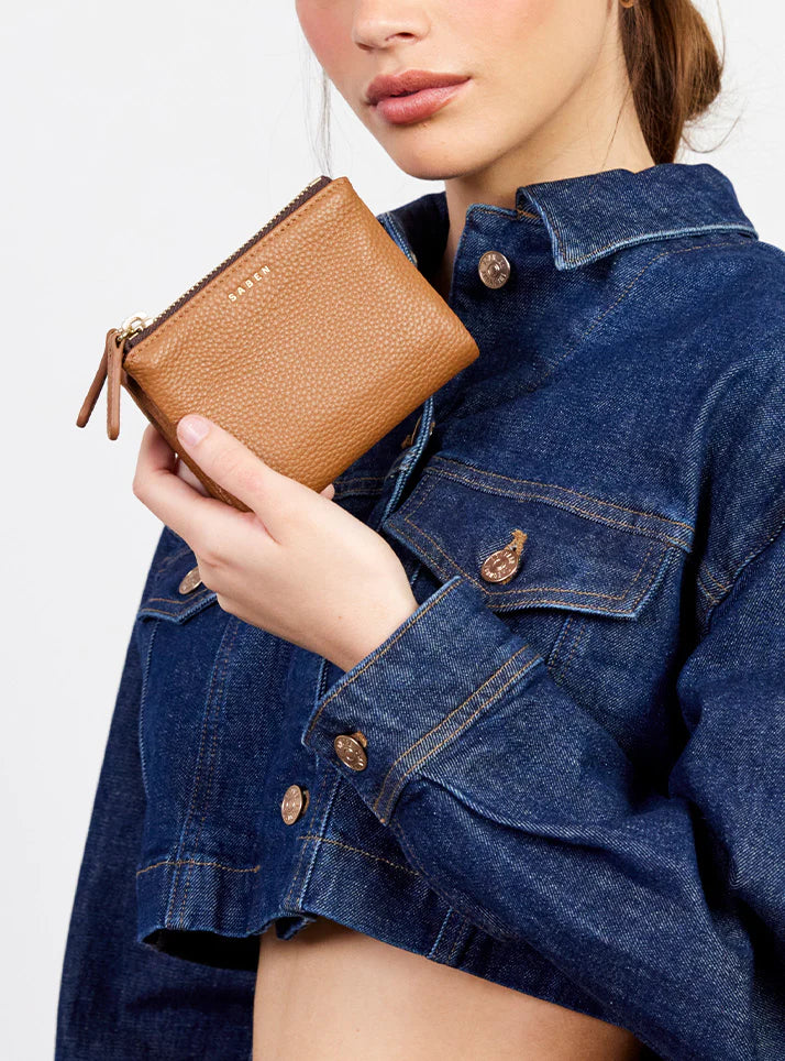 Saben Delilah Wallet  Toffee