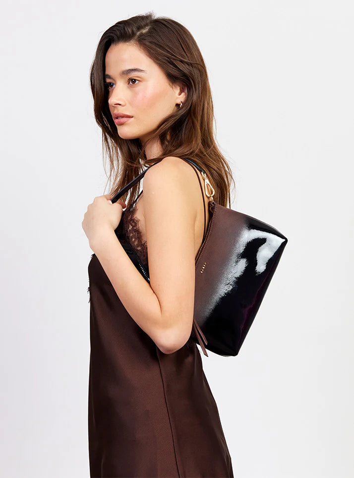 Saben Haven Shoulder Bag Espresso Dipped
