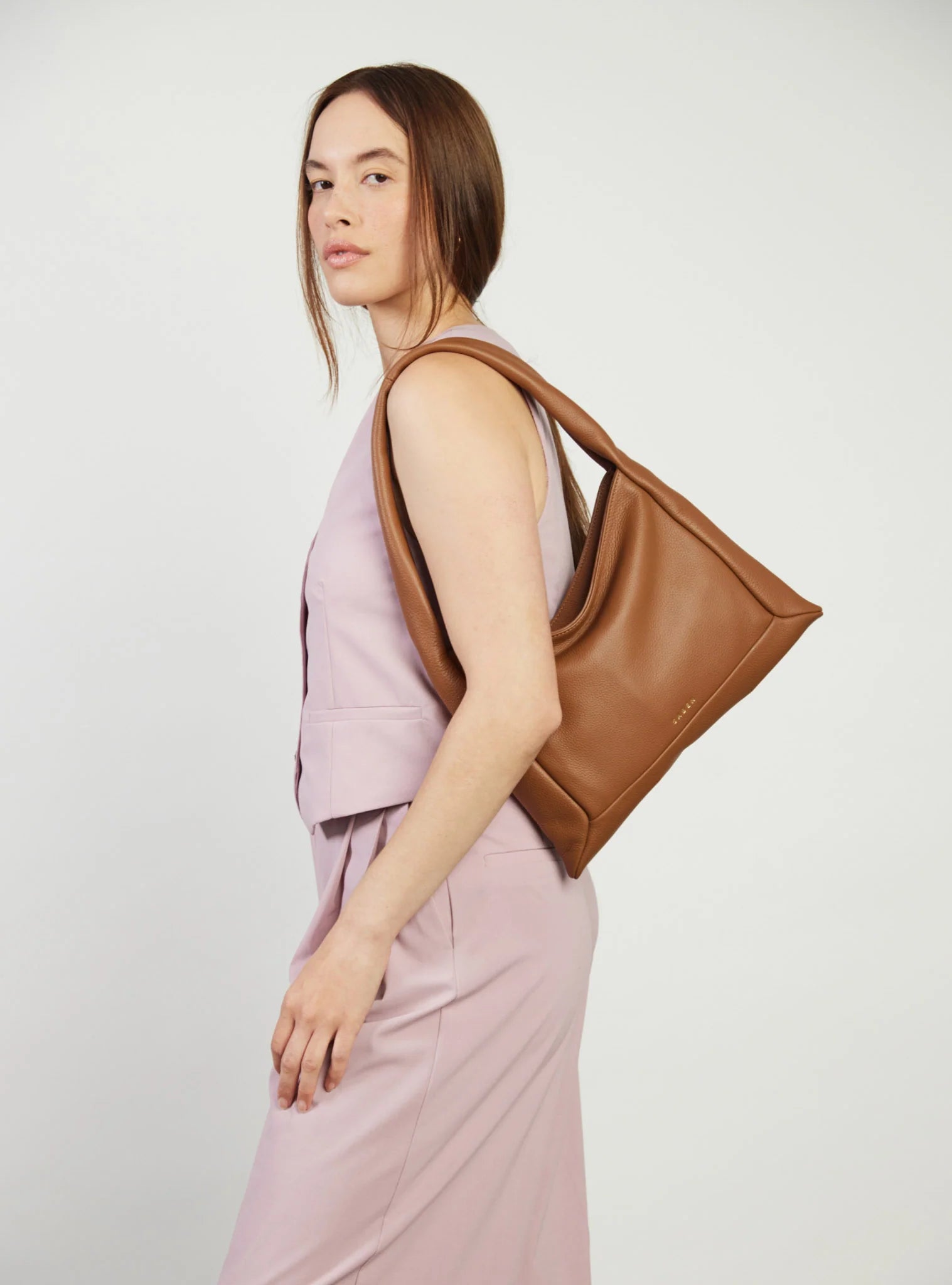 Saben Hazel Shoulder Bag Tan Luxe