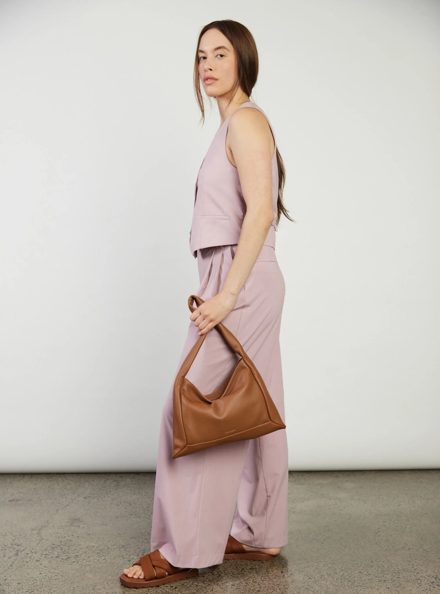 Saben Hazel Shoulder Bag Tan Luxe
