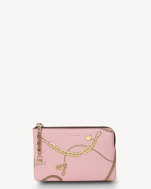 Saben Poppy Pouch Desert Rose Chain Print