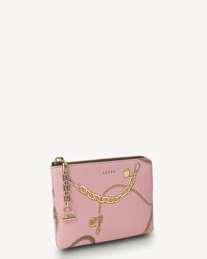 Saben Poppy Pouch Desert Rose Chain Print
