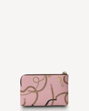 Saben Poppy Pouch Desert Rose Chain Print