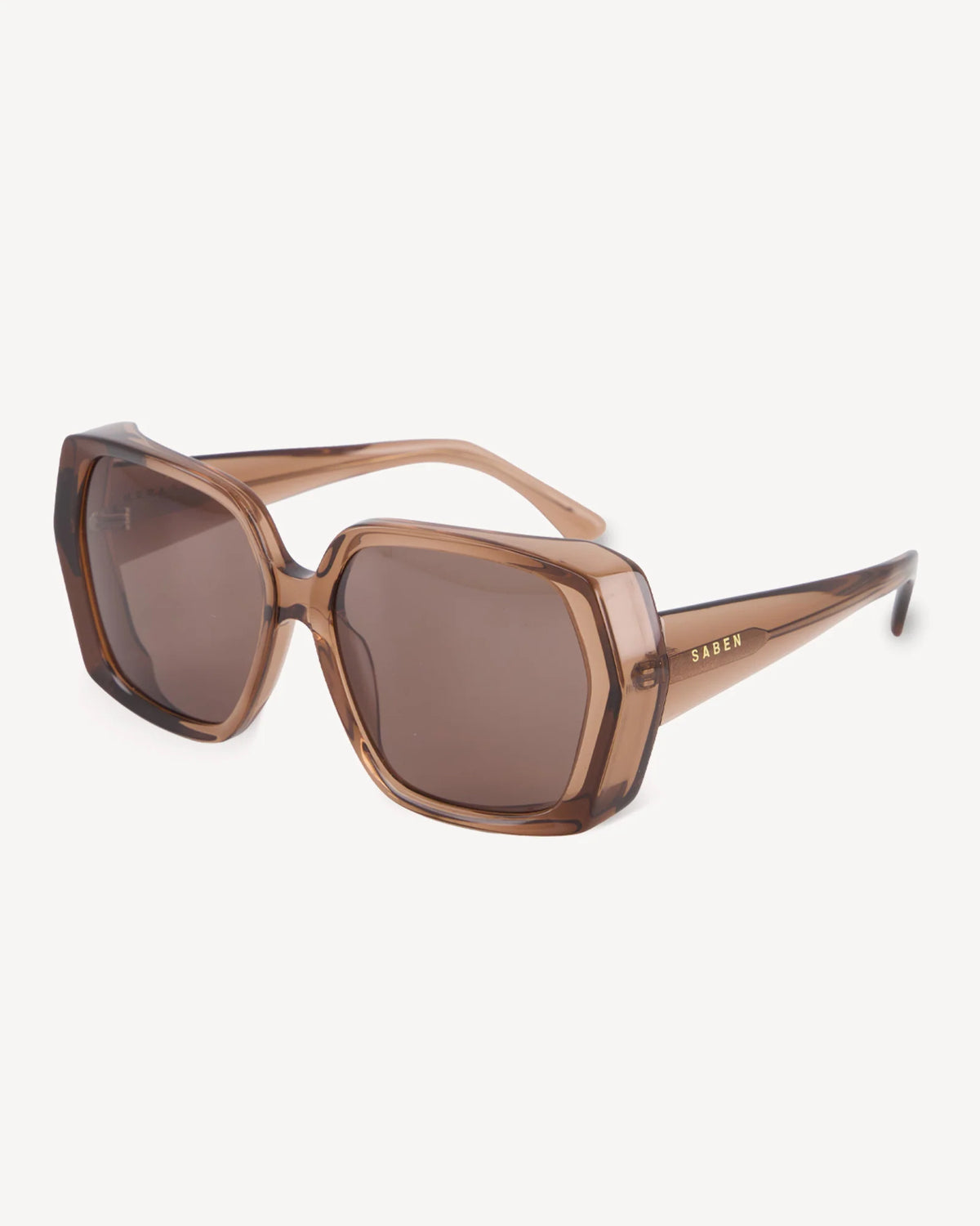 Saben Remi Sunglasses Sheer Brown