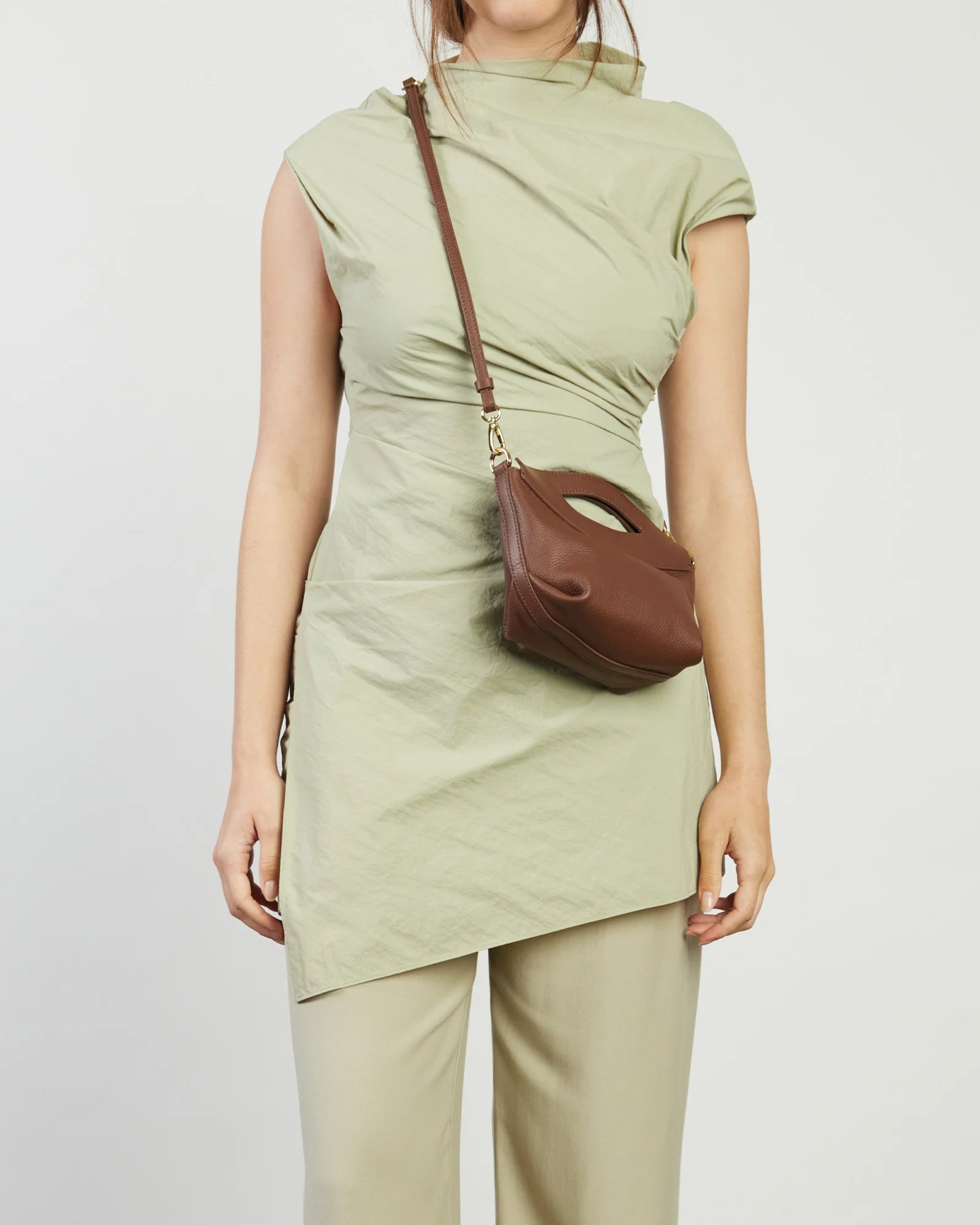 Saben Rocco Crossbody Umber Luxe