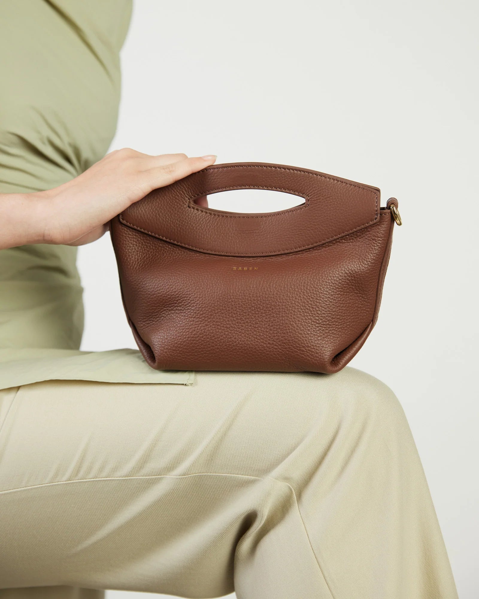Saben Rocco Crossbody Umber Luxe