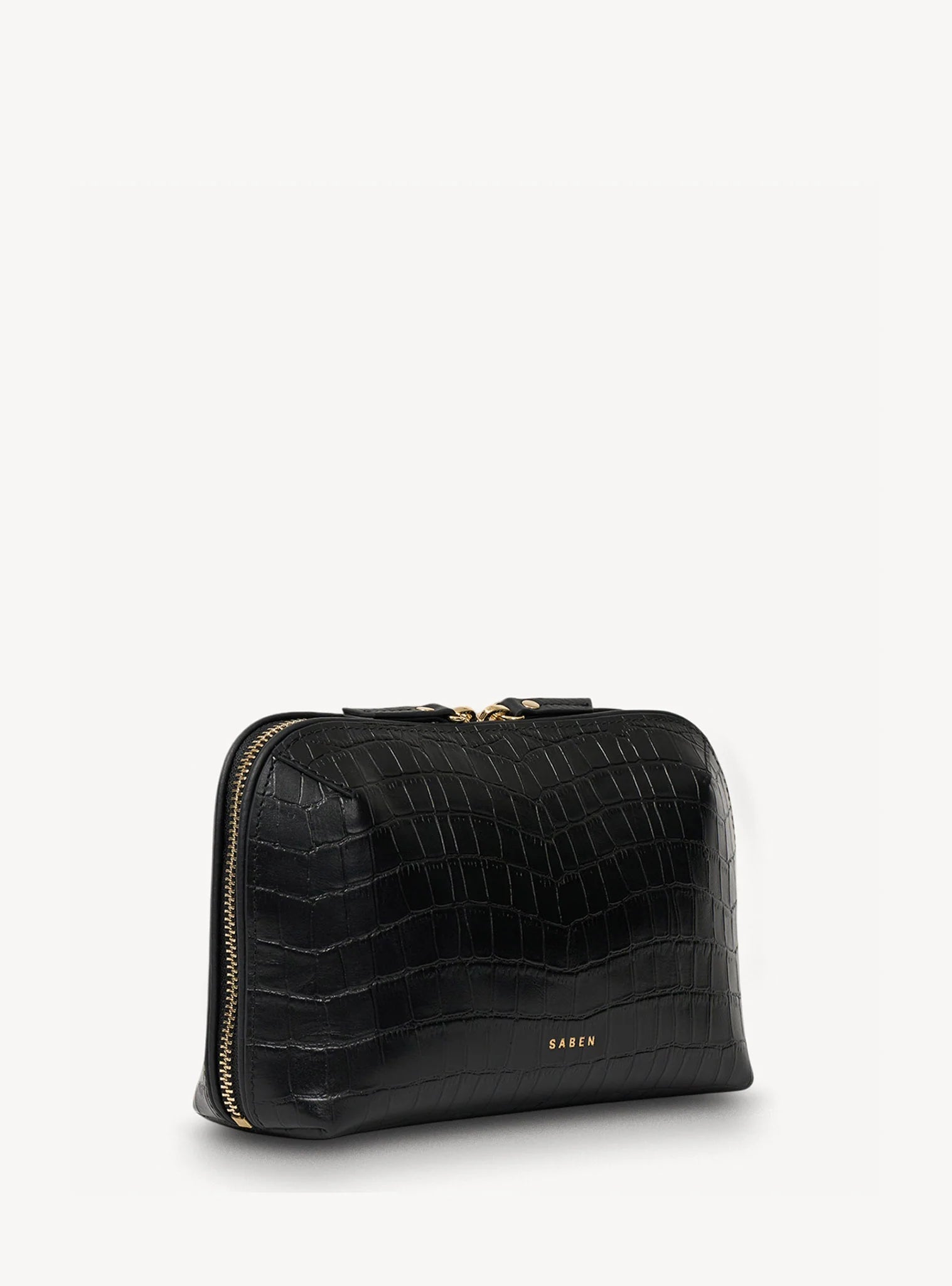 Saben Tate Tech Pouch Black Croc