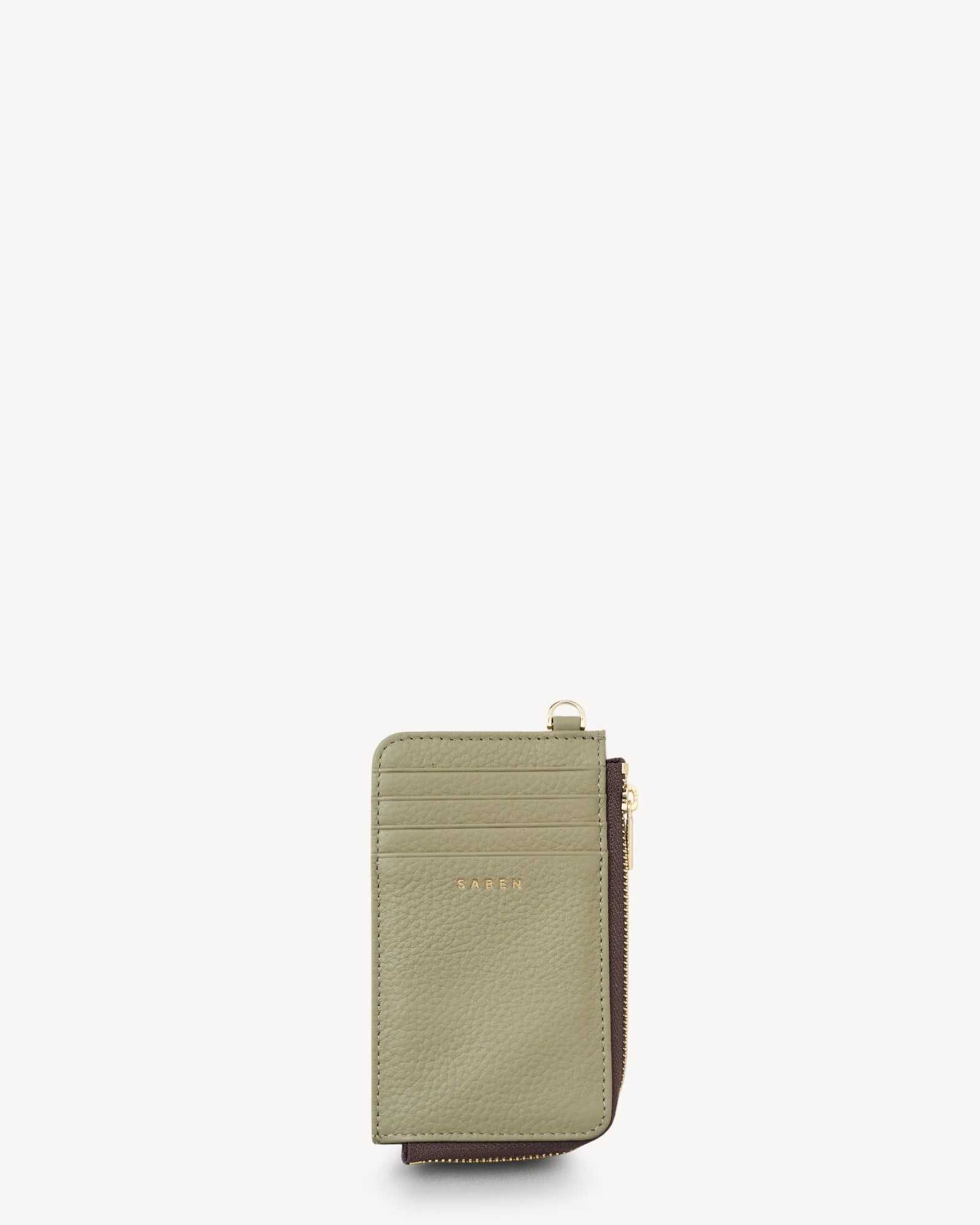Saben Winona Card Holder Eucalyptus