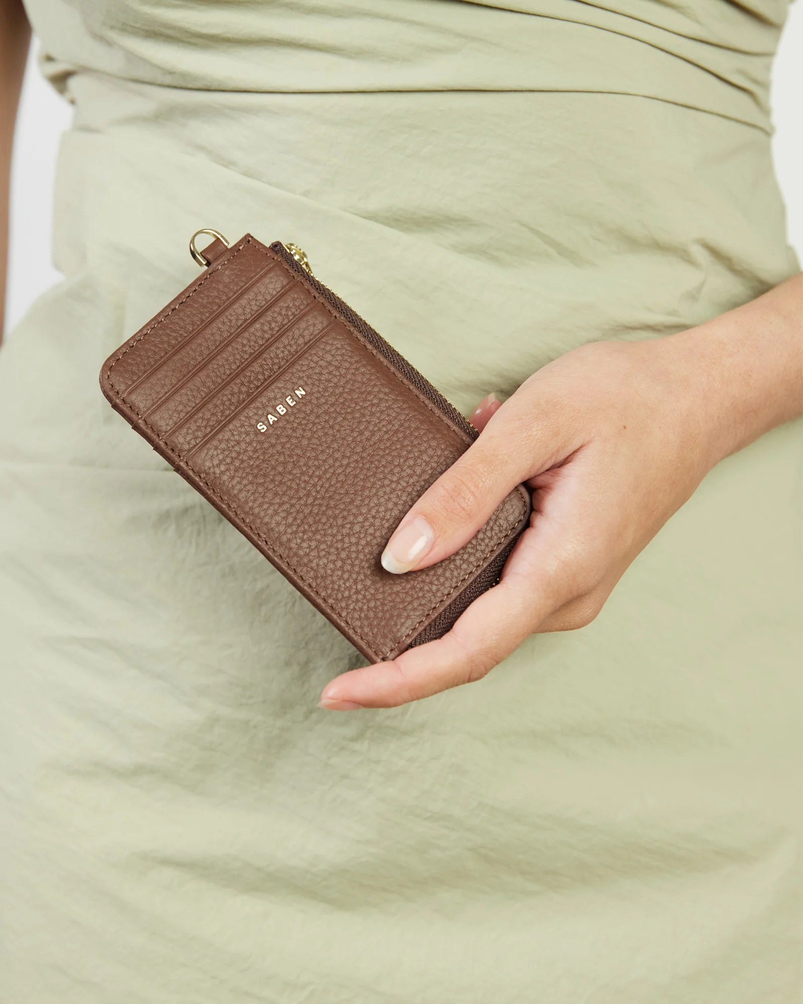 Saben Winona Card Holder Umber