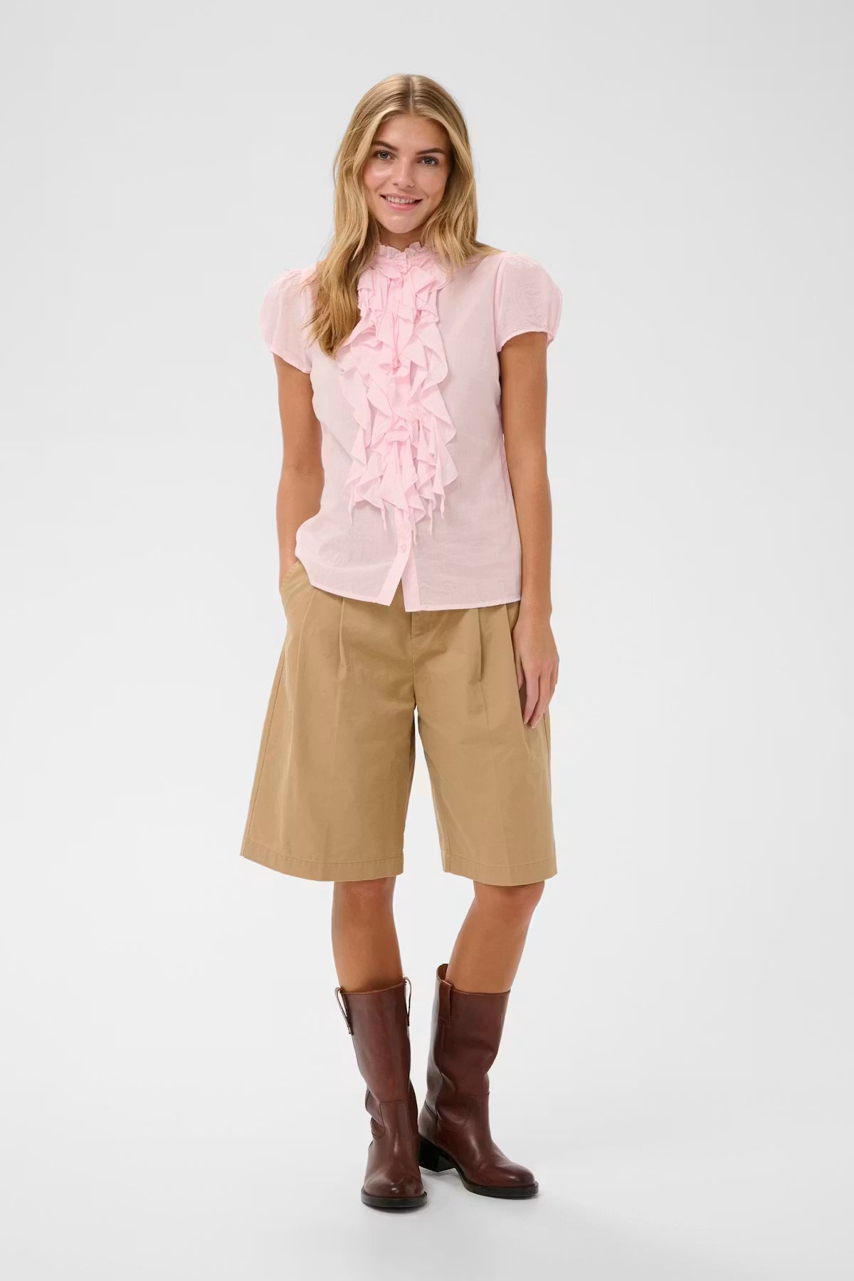 Saint Tropez Tilli SZ Shirt Chalk Pink